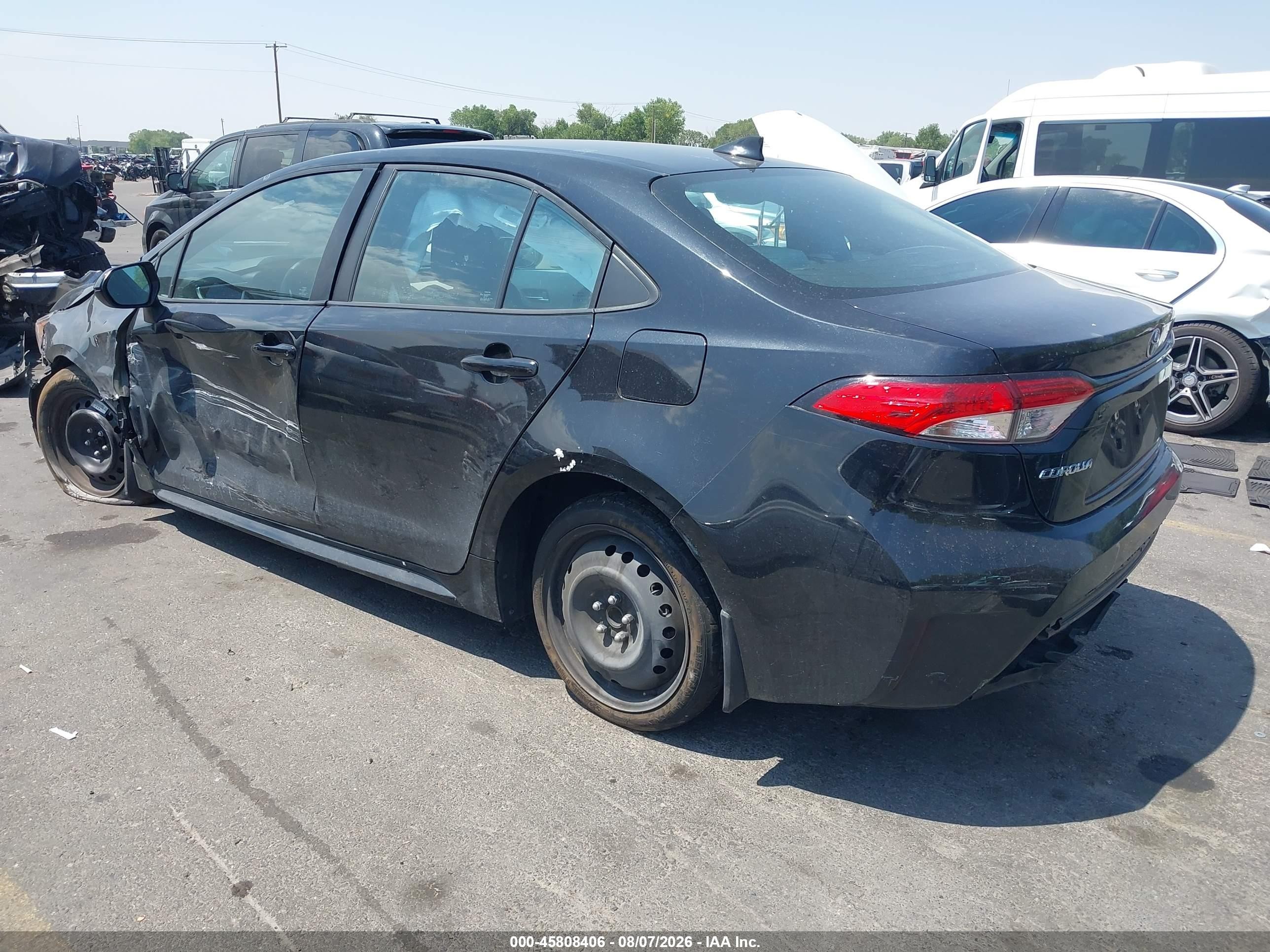 2021 Toyota Corolla Le Black vin: 5YFEPMAE8MP195800