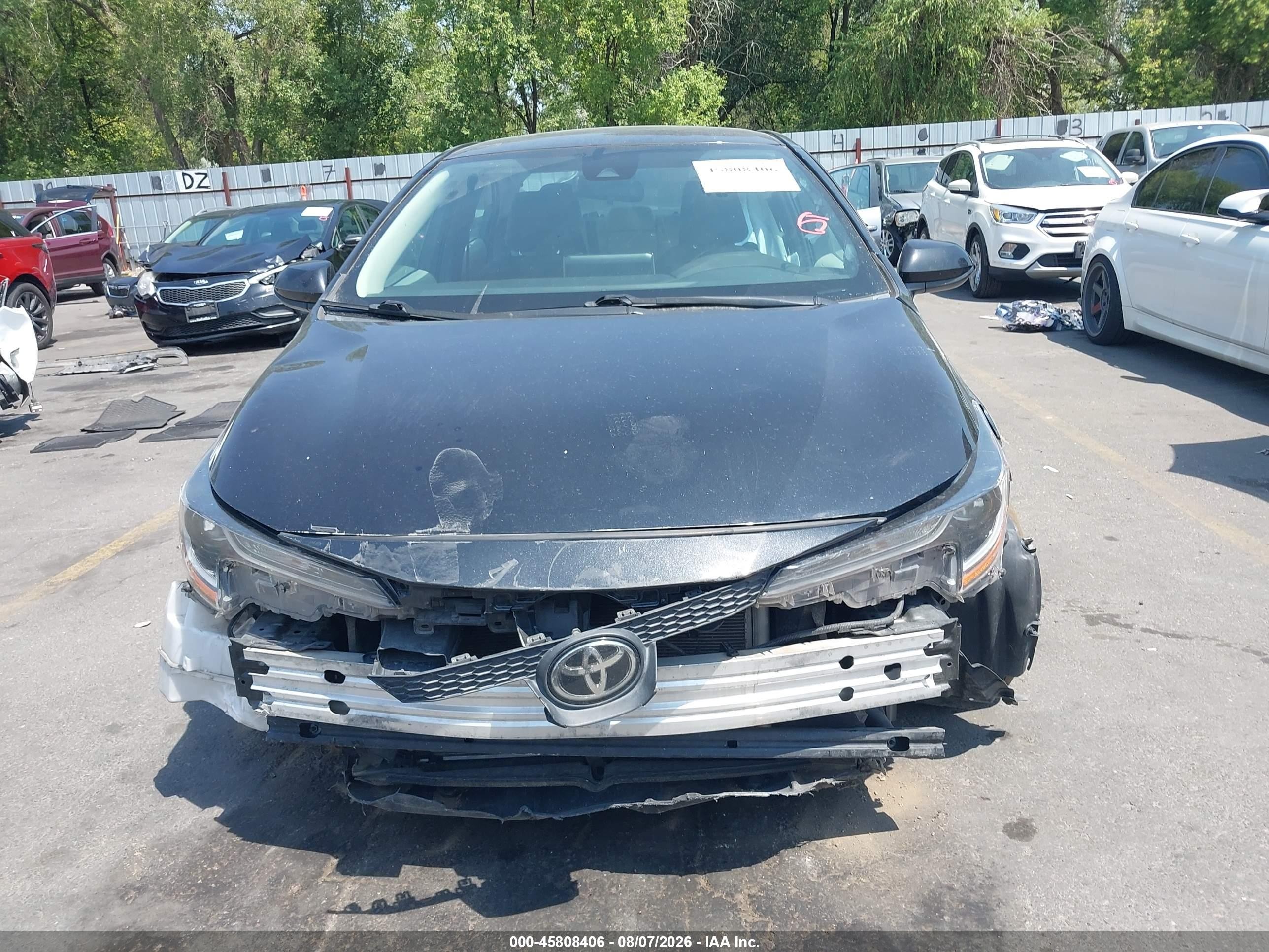 2021 Toyota Corolla Le Black vin: 5YFEPMAE8MP195800