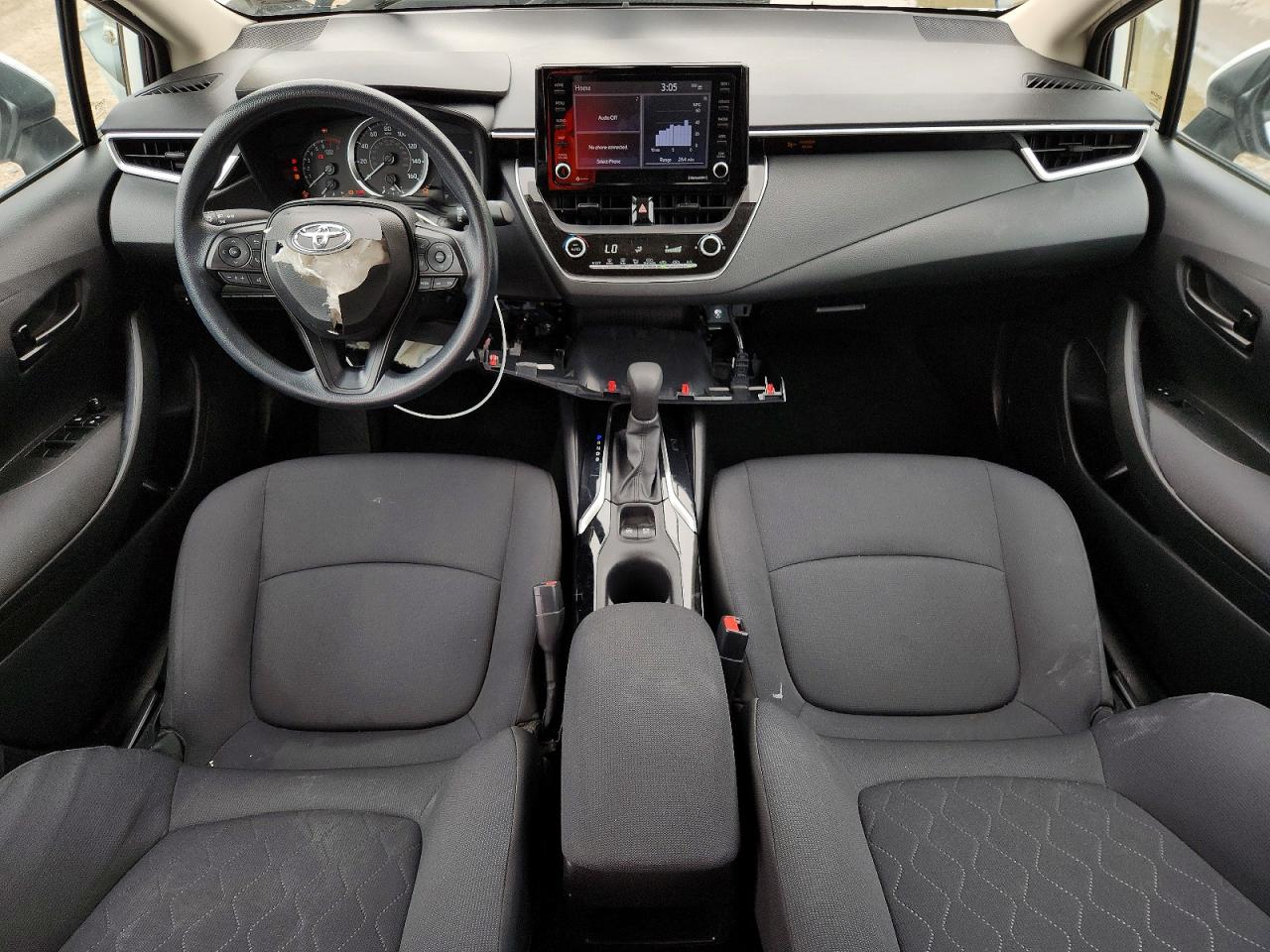 2022 Toyota Corolla Le White vin: 5YFEPMAE8NP352341