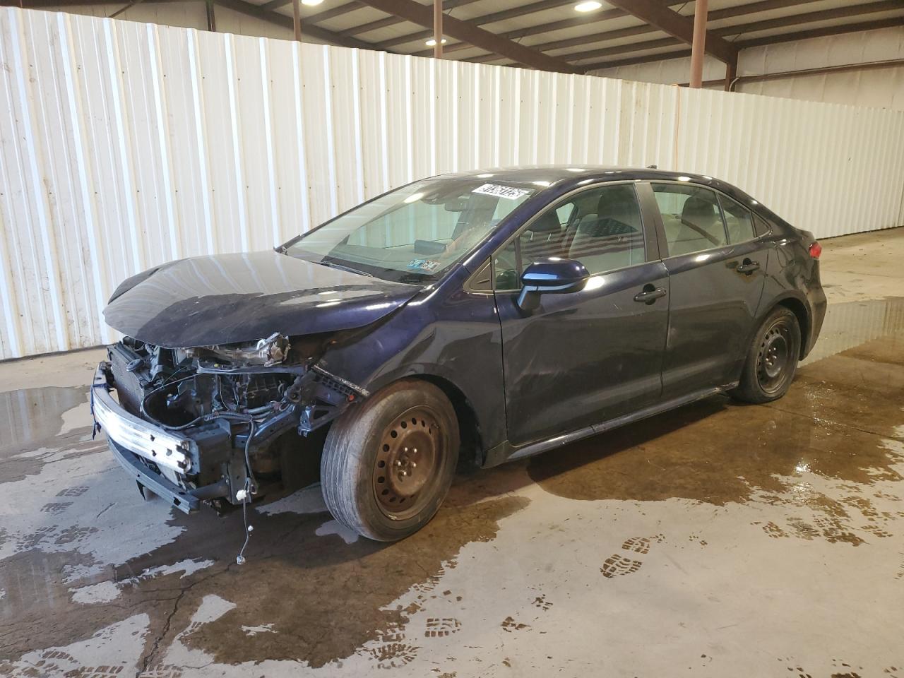 2021 Toyota Corolla Le Blue vin: 5YFEPMAE9MP179783 Damage: Left Head Lamp, Broken, Replacement Required