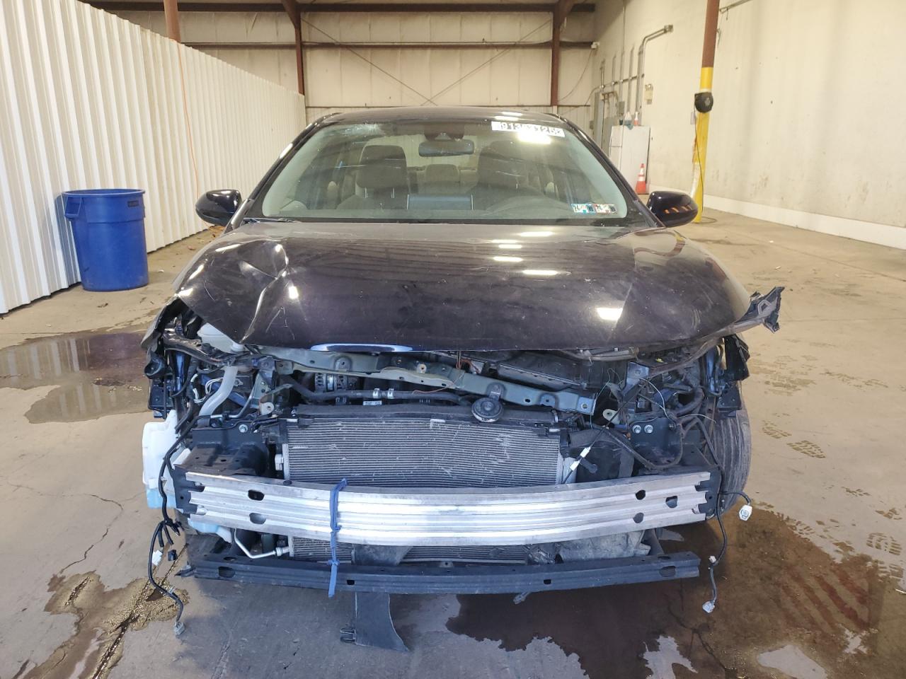 2021 Toyota Corolla Le Blue vin: 5YFEPMAE9MP179783 Damage: Front Bumper Reinforcement, Bent, 1/2 To 1 Inch