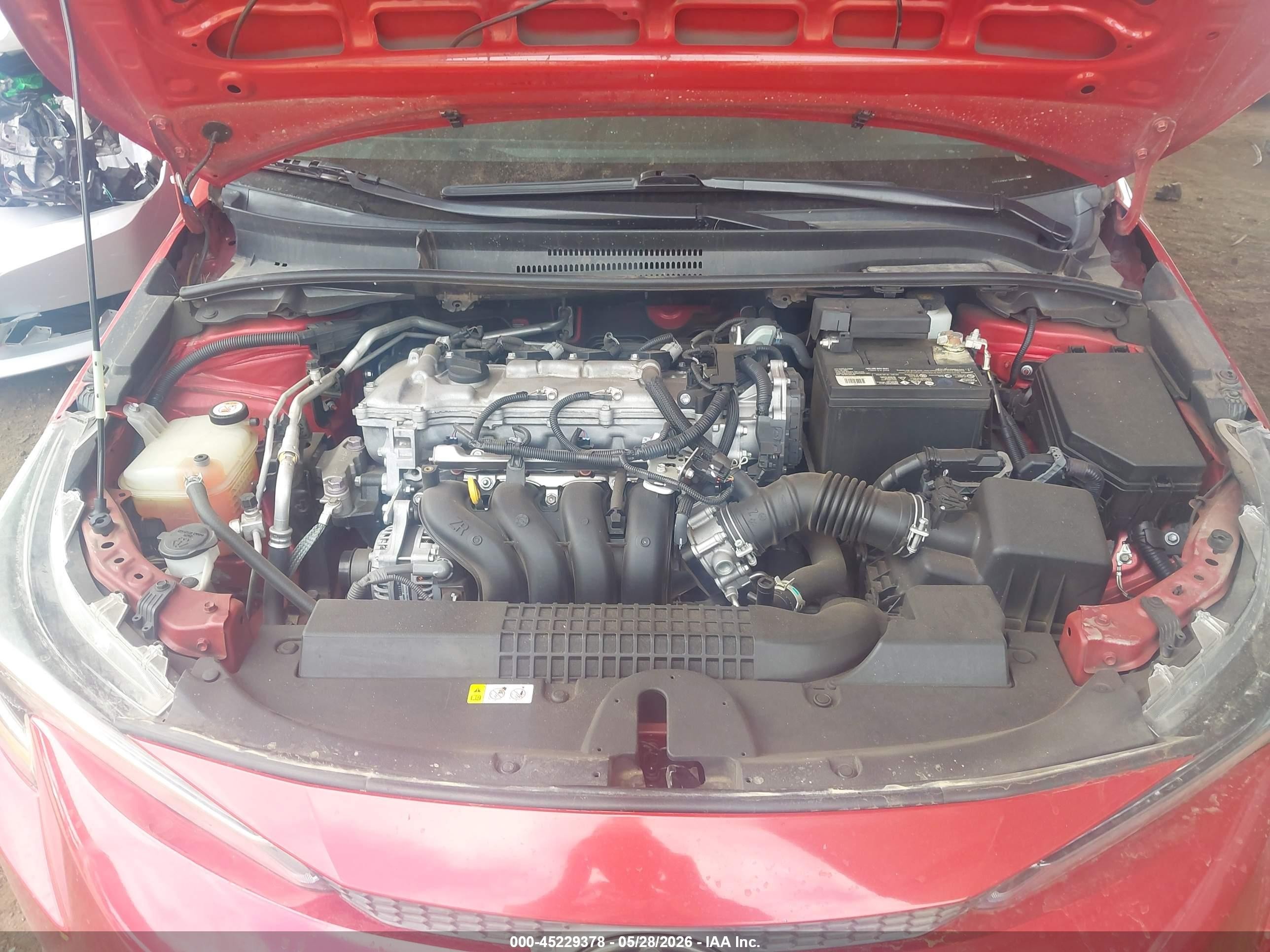 2021 Toyota Corolla Le Red vin: 5YFEPMAE9MP229100