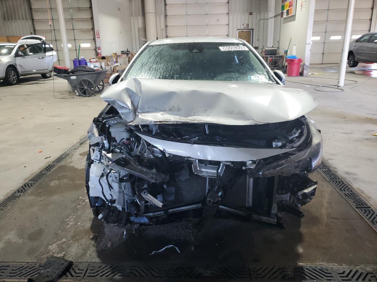 2021 Toyota Corolla Le Silver vin: 5YFEPMAE9MP260833