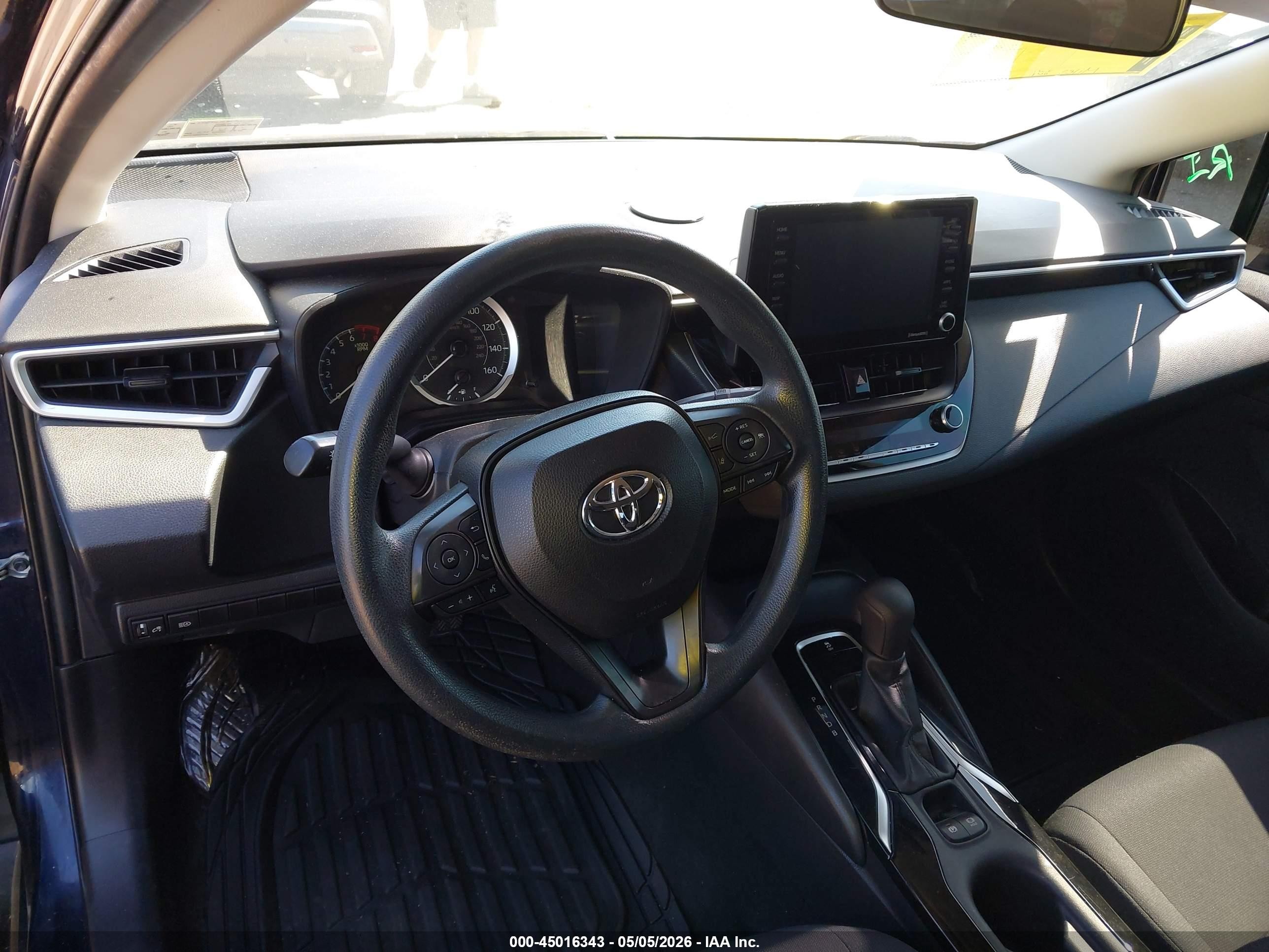 2022 Toyota Corolla Le Blue vin: 5YFEPMAE9NP287158