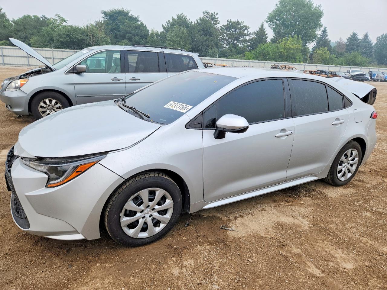 2022 Toyota Corolla Le Silver vin: 5YFEPMAE9NP299729
