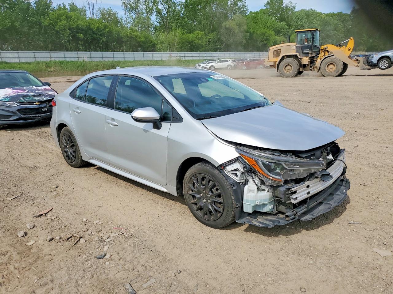 2020 Toyota Corolla Le Gray vin: 5YFEPRAE0LP086601