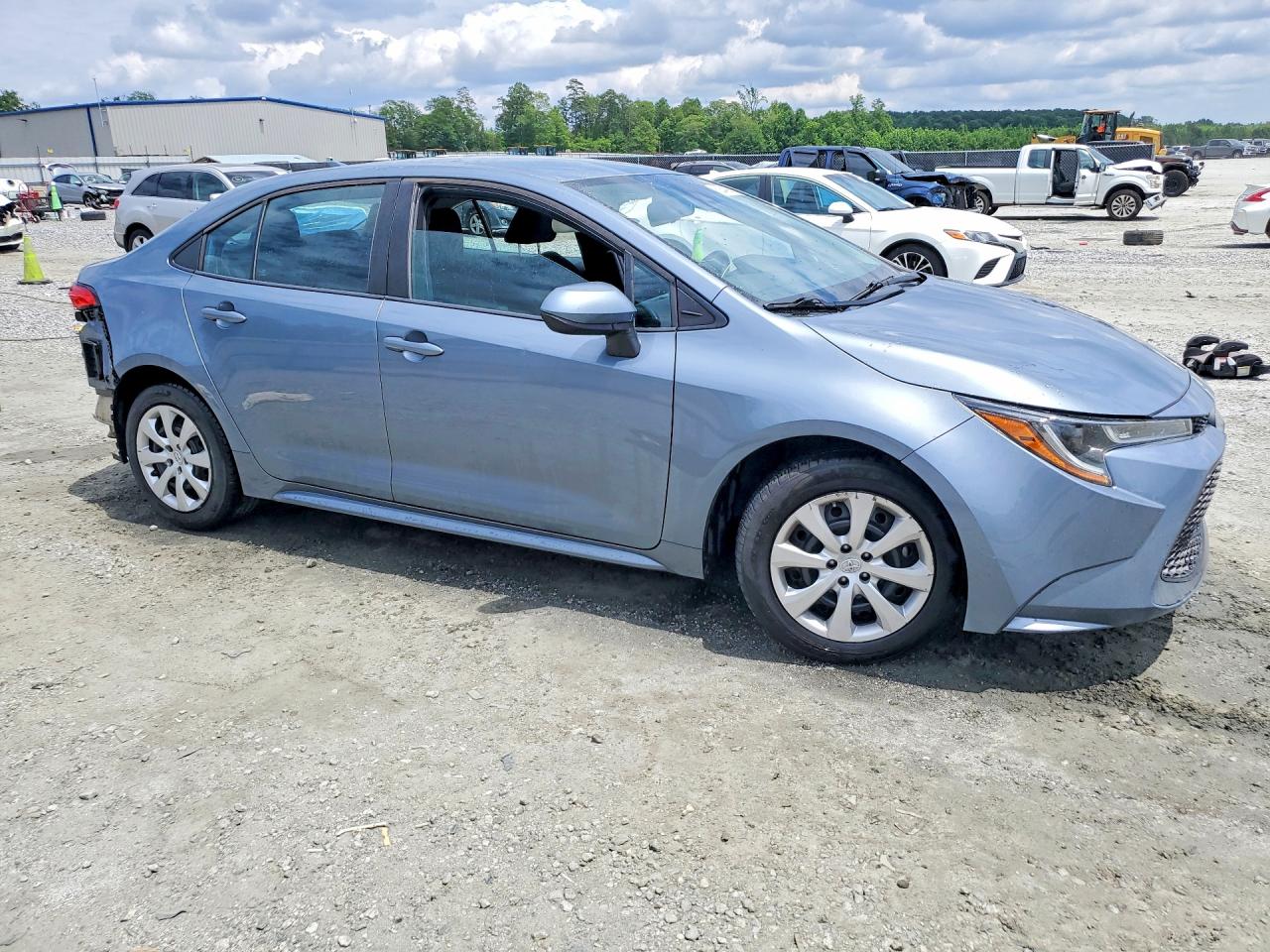 2020 Toyota Corolla Le Blue vin: 5YFEPRAE3LP108493