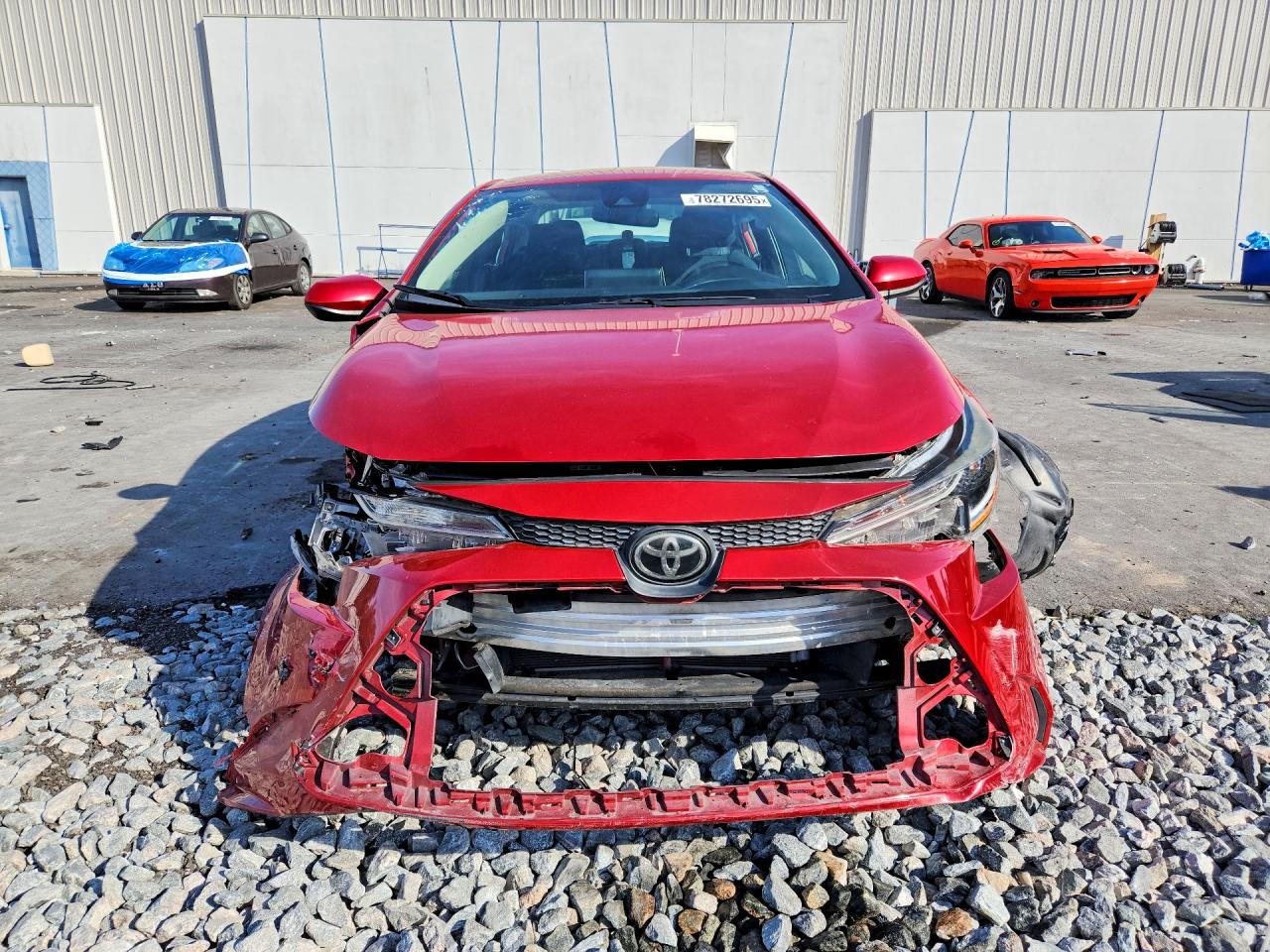 2020 Toyota Corolla Red vin: 5YFEPRAE7LP125801