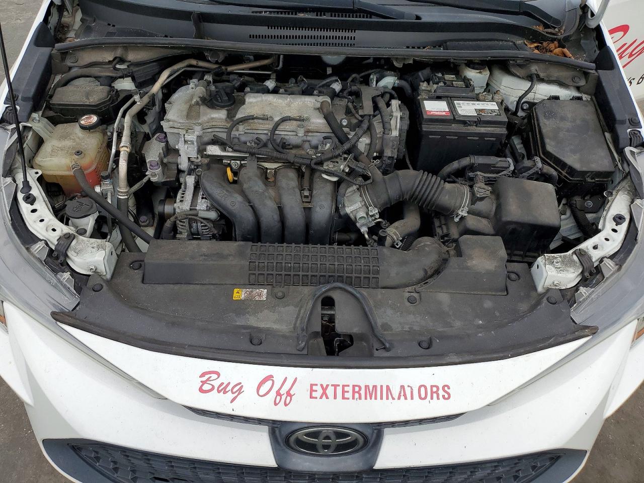2020 Toyota Corolla Le White vin: 5YFEPRAE8LP091836