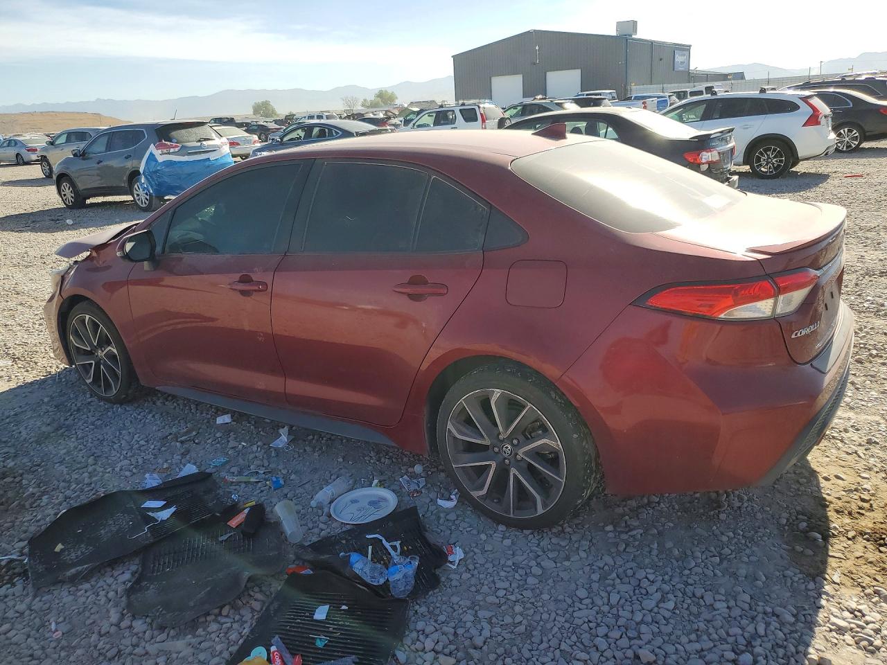 2022 Toyota Corolla Se Бордовый vin: 5YFM4MCE6NP131158