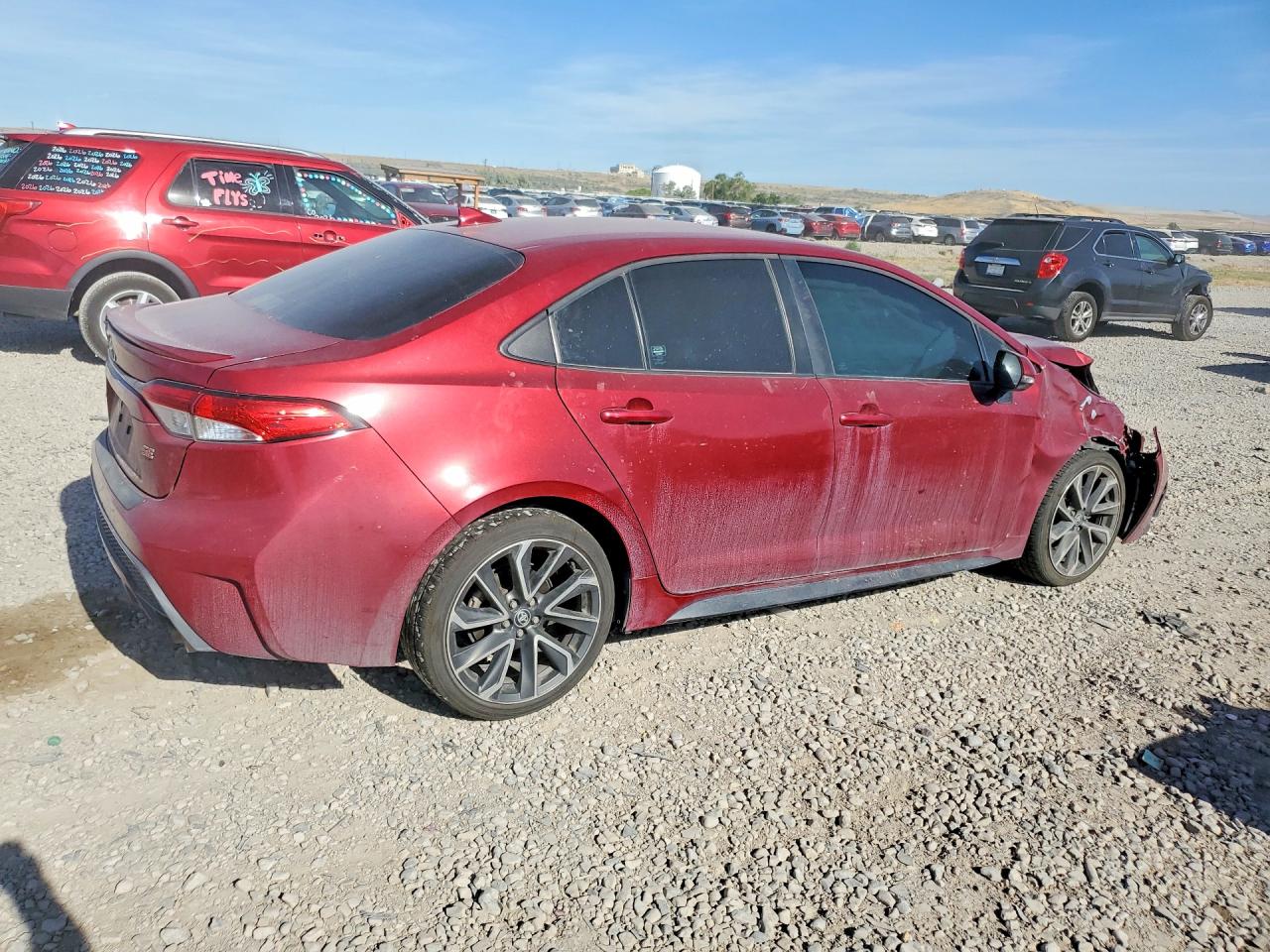 2022 Toyota Corolla Se Бордовый vin: 5YFM4MCE6NP131158