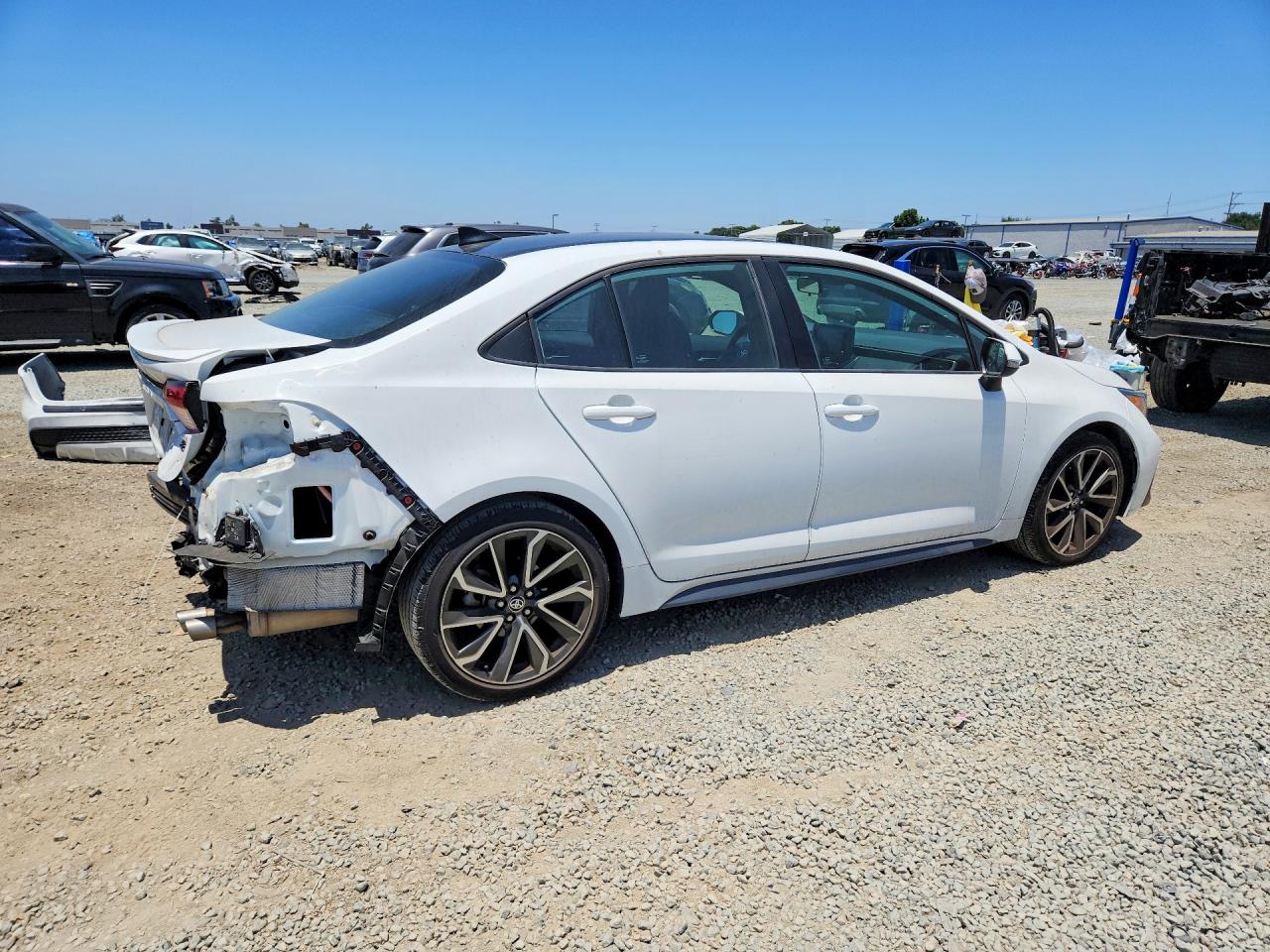 2022 Toyota Corolla Se White vin: 5YFP4MCE1NP129508