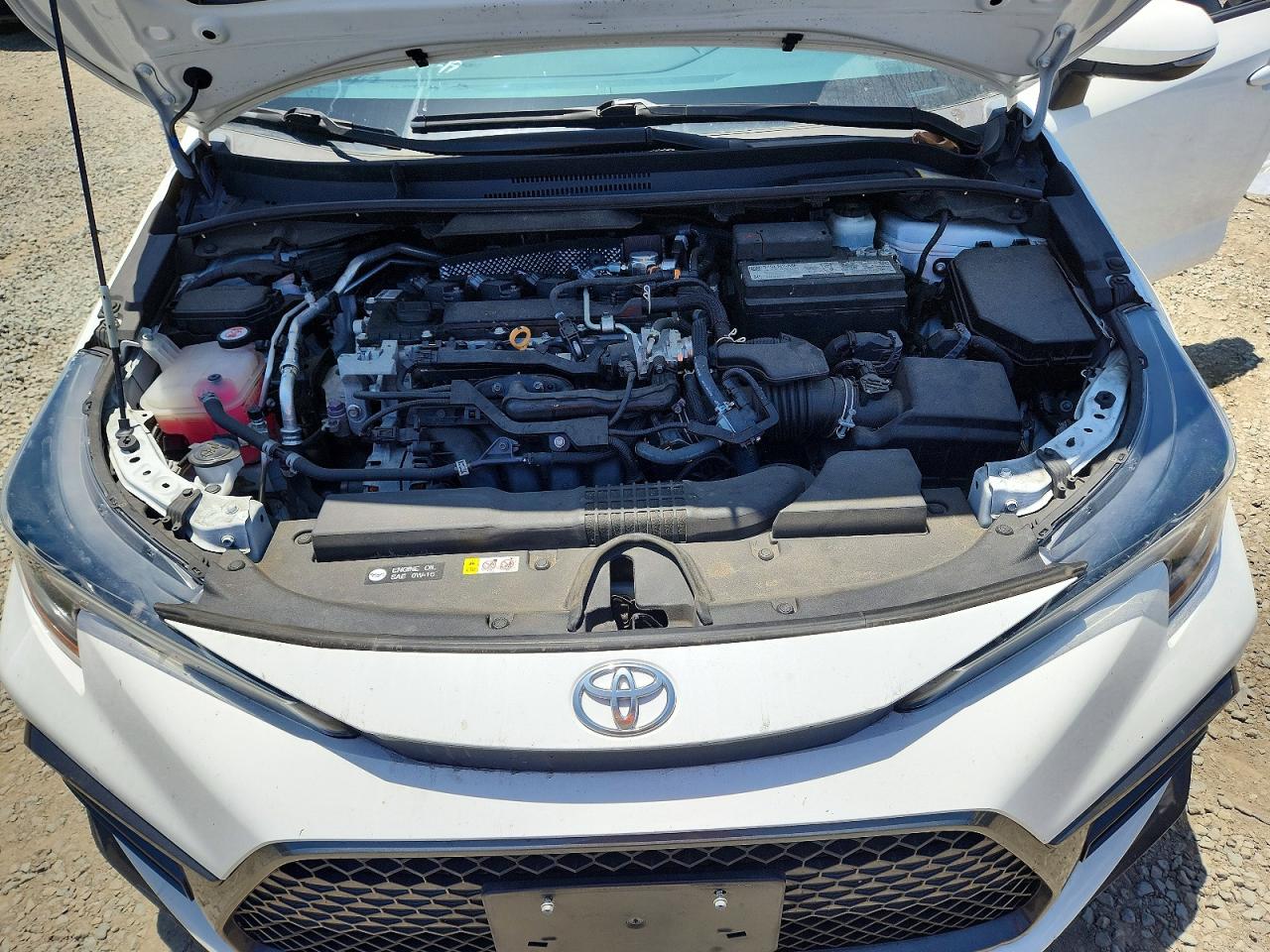 2022 Toyota Corolla Se White vin: 5YFP4MCE1NP129508