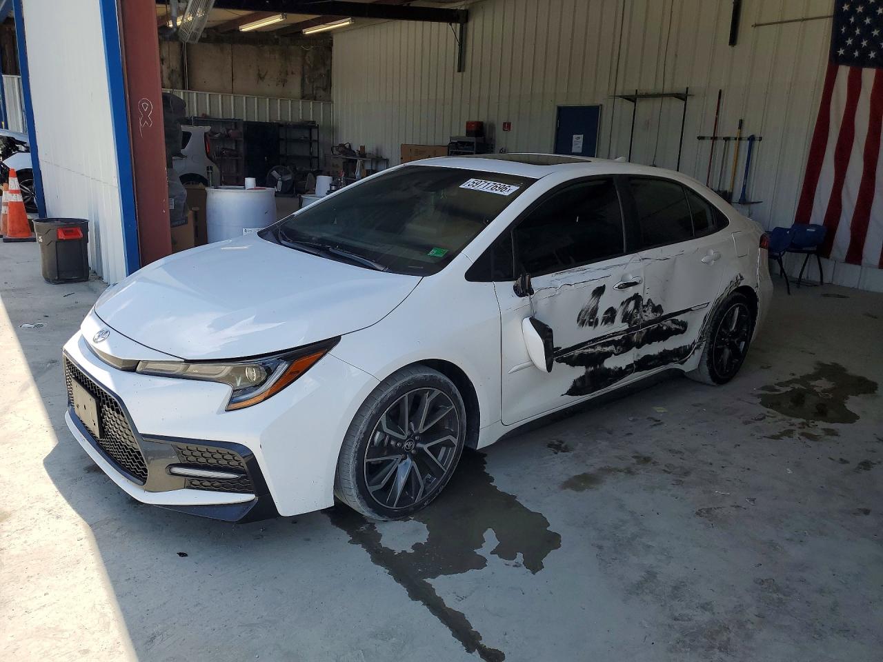 2022 Toyota Corolla Se White vin: 5YFP4MCE3NP136489