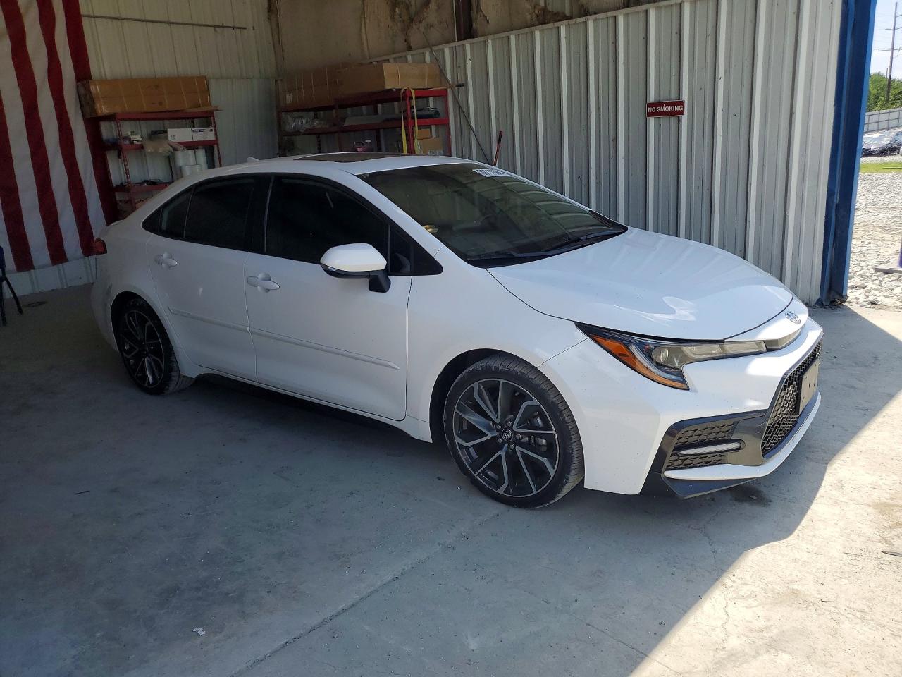 2022 Toyota Corolla Se Белый vin: 5YFP4MCE3NP136489