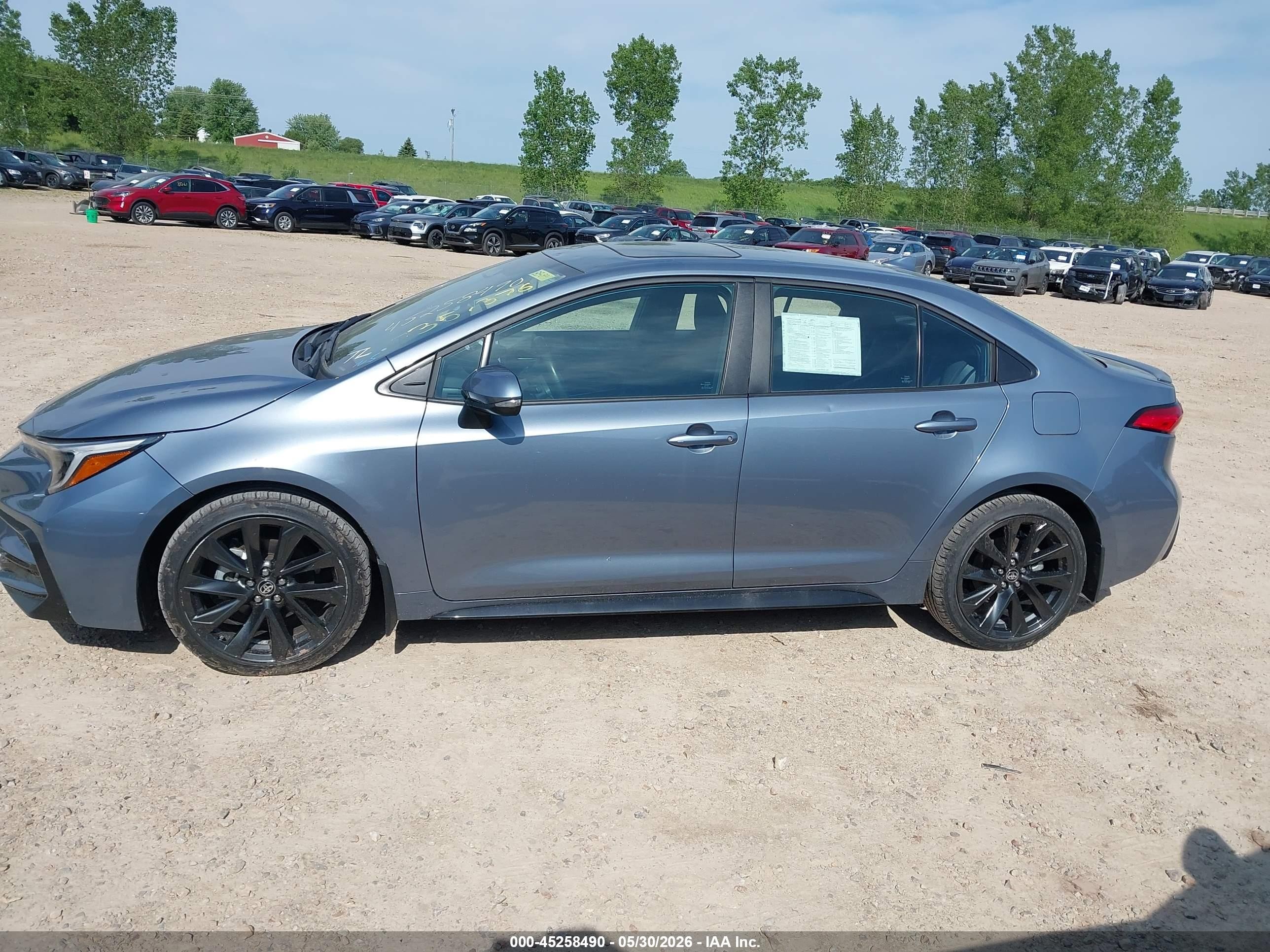 2023 Toyota Corolla Se Light Blue vin: 5YFP4MCE4PP144281
