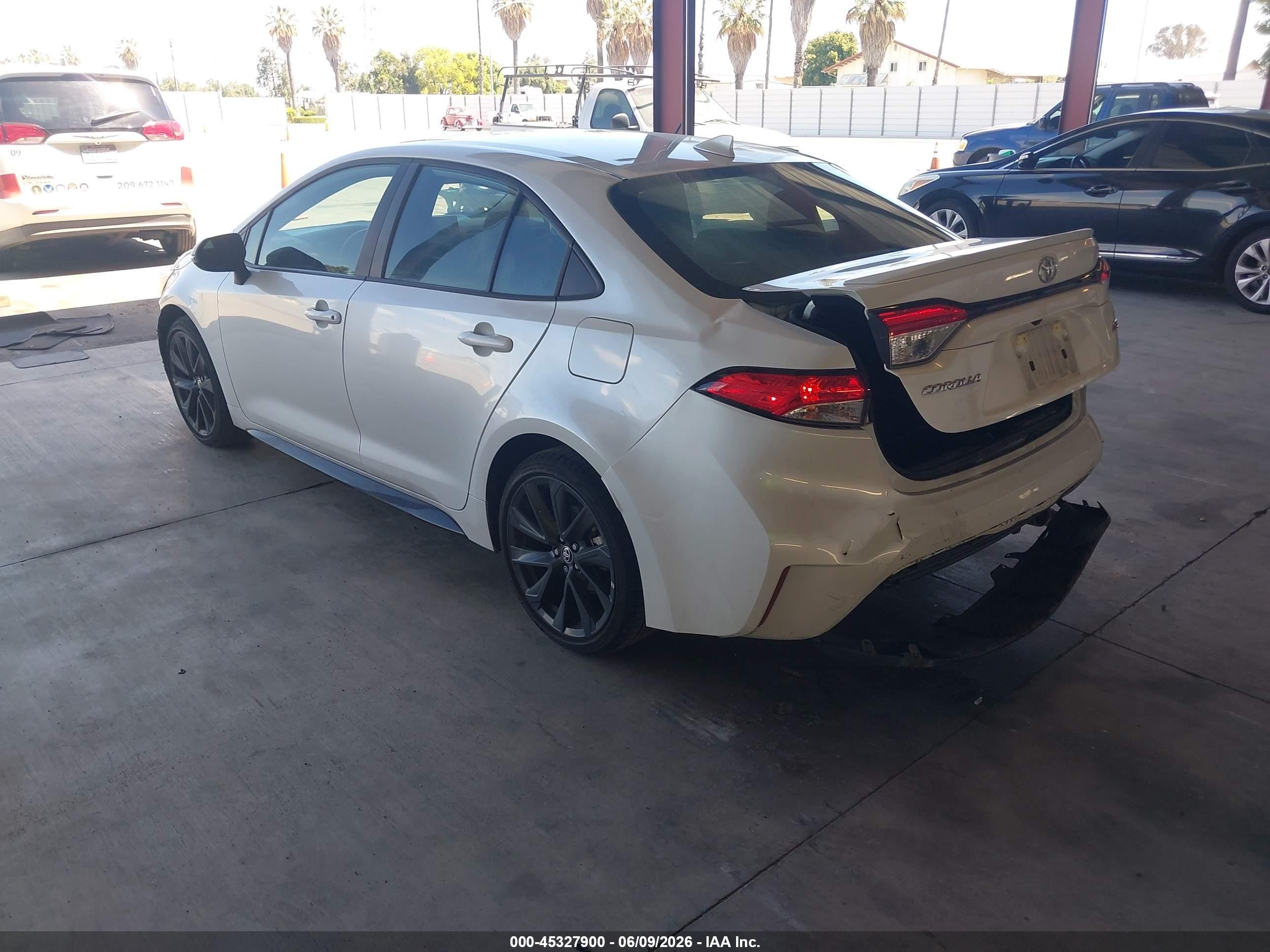 2023 Toyota Corolla Se White vin: 5YFP4MCE5PP149537