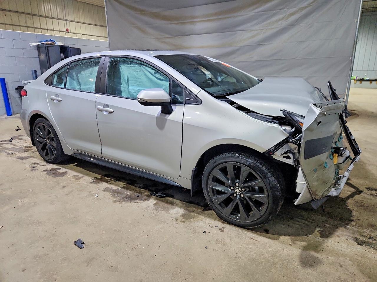 2023 Toyota Corolla Se Silver vin: 5YFP4MCE6PP156271