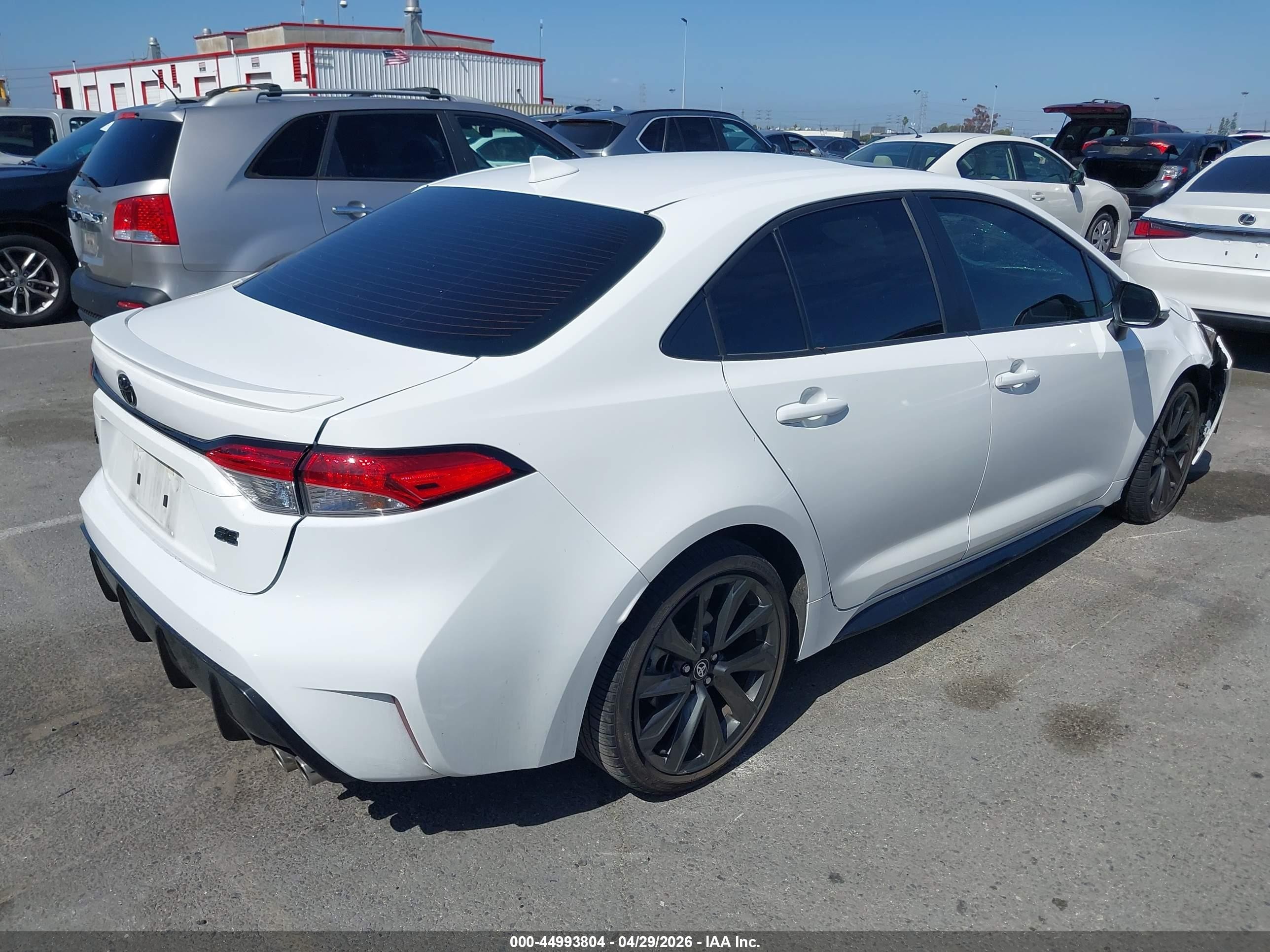 2024 Toyota Corolla Se White vin: 5YFP4MCE8RP213279
