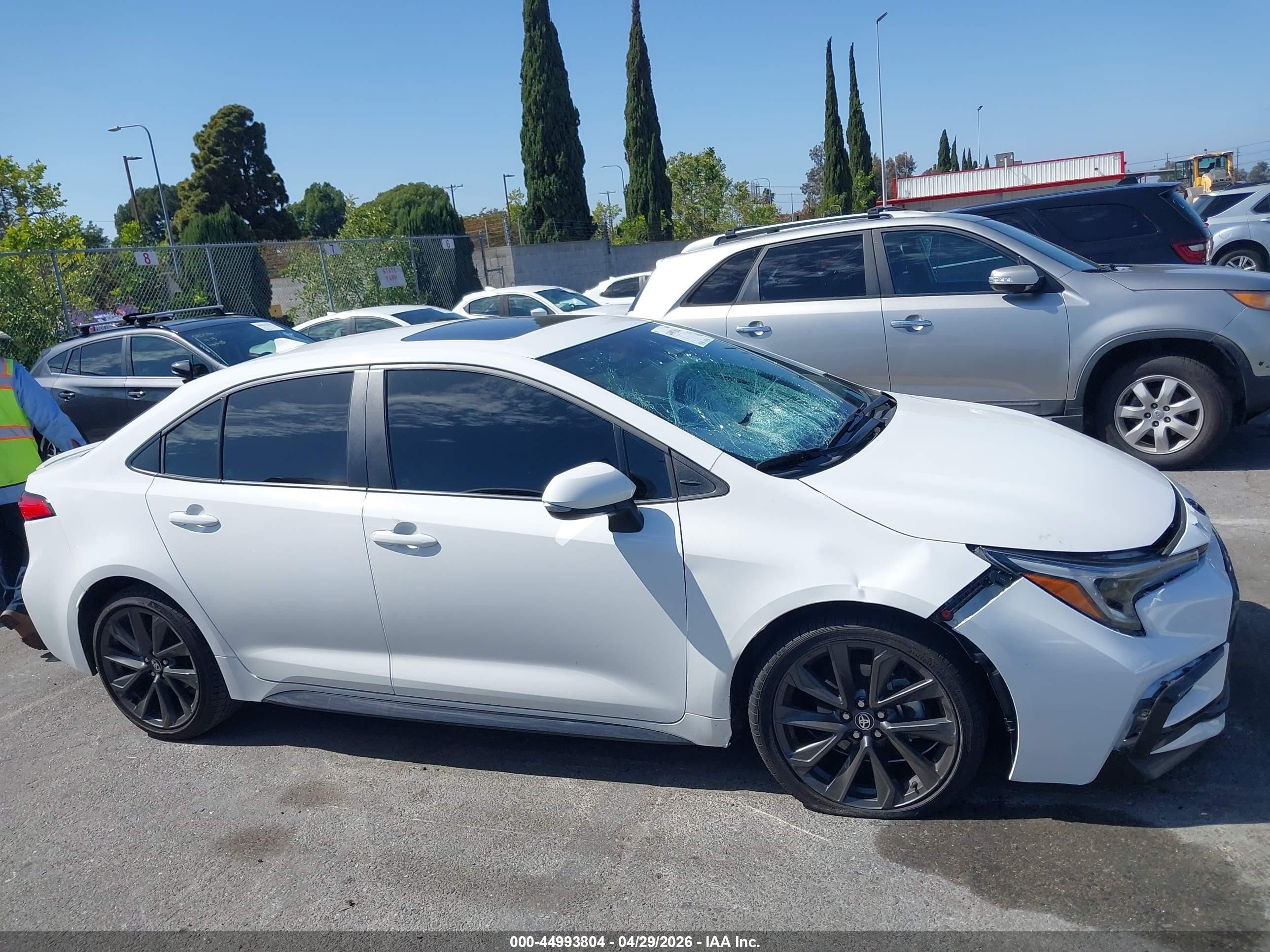2024 Toyota Corolla Se White vin: 5YFP4MCE8RP213279