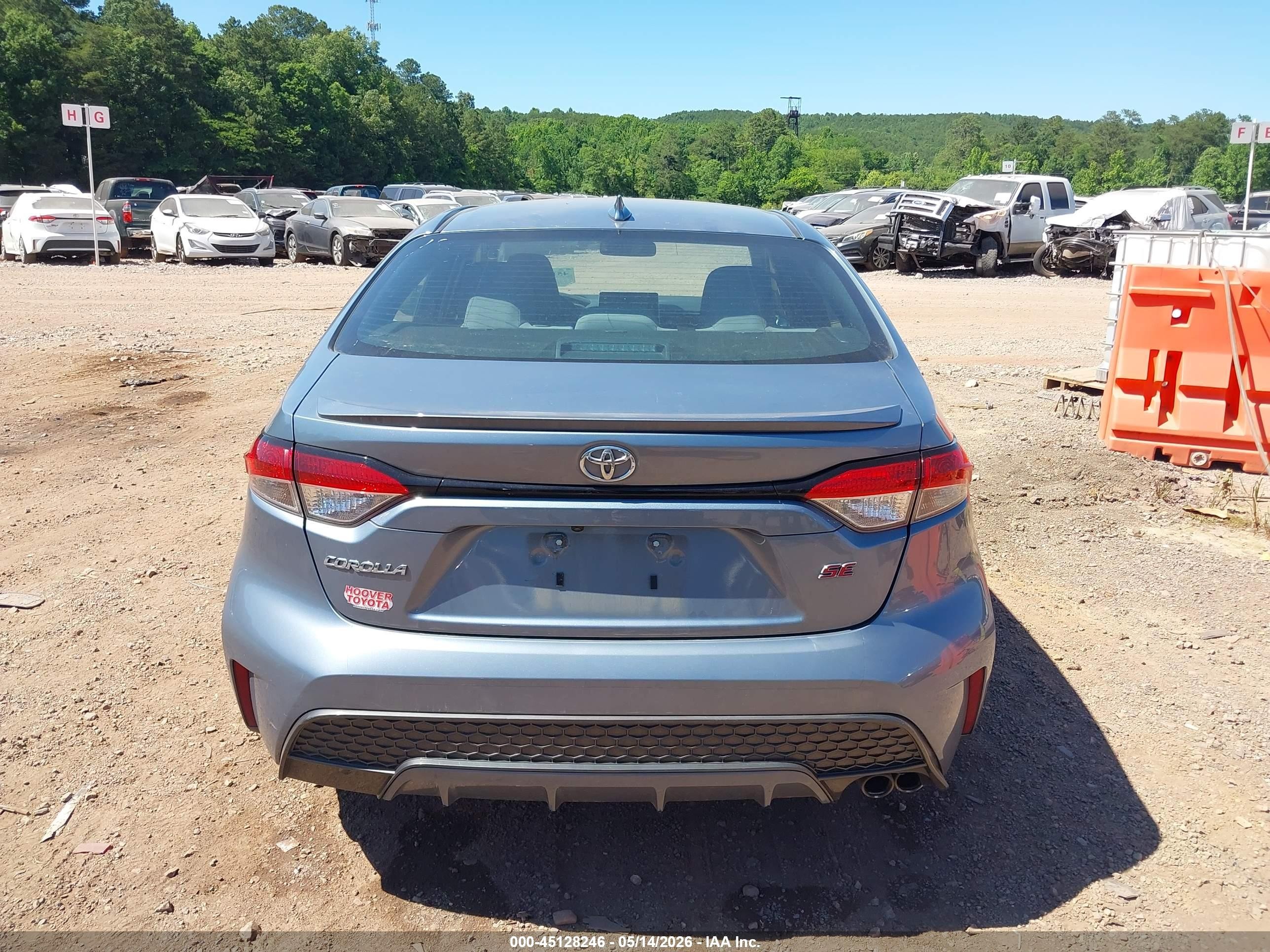 2020 Toyota Corolla Se Light Blue vin: 5YFP4RCE4LP054135