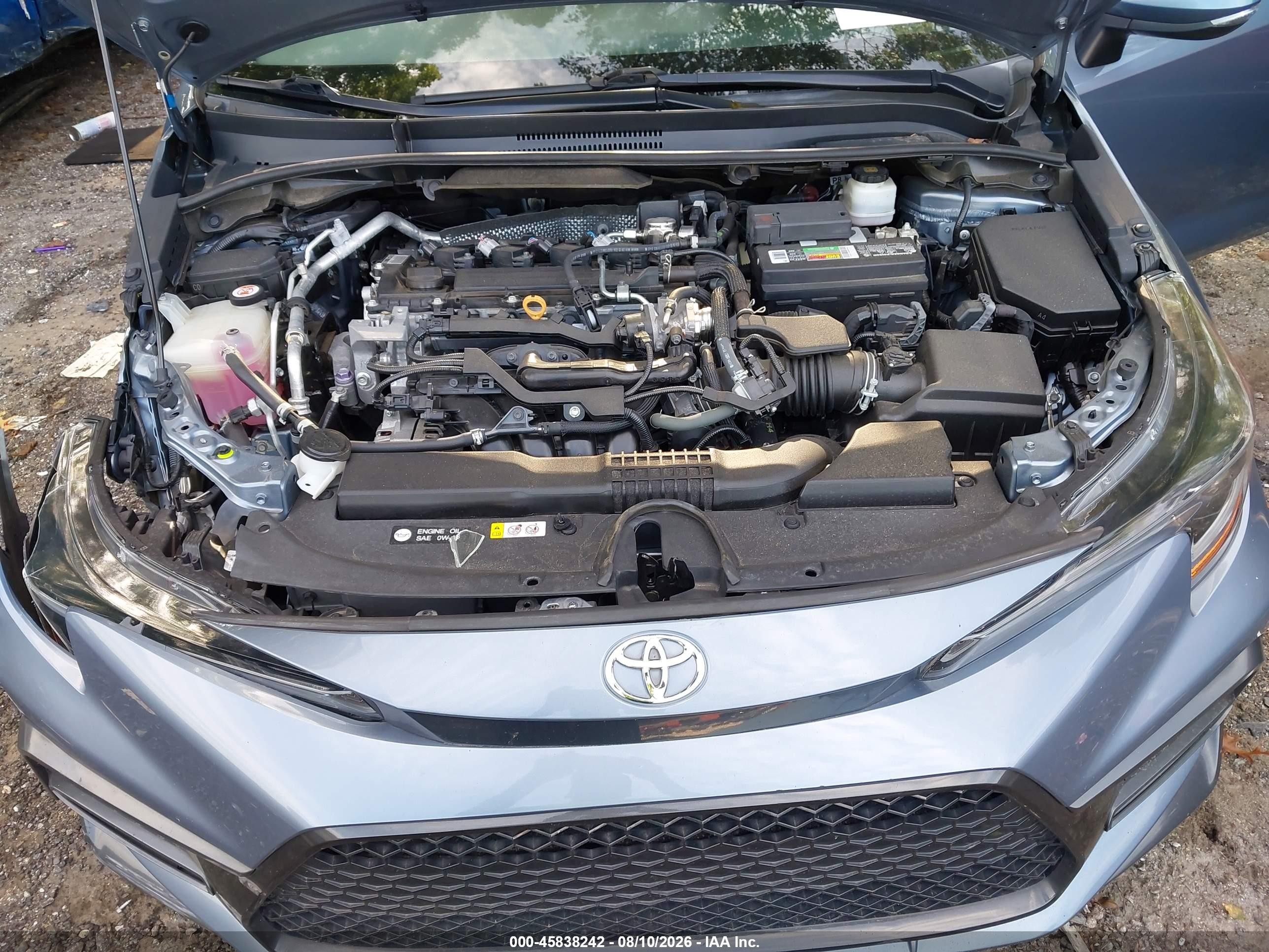 2020 Toyota Corolla Se Blue vin: 5YFP4RCE5LP003209