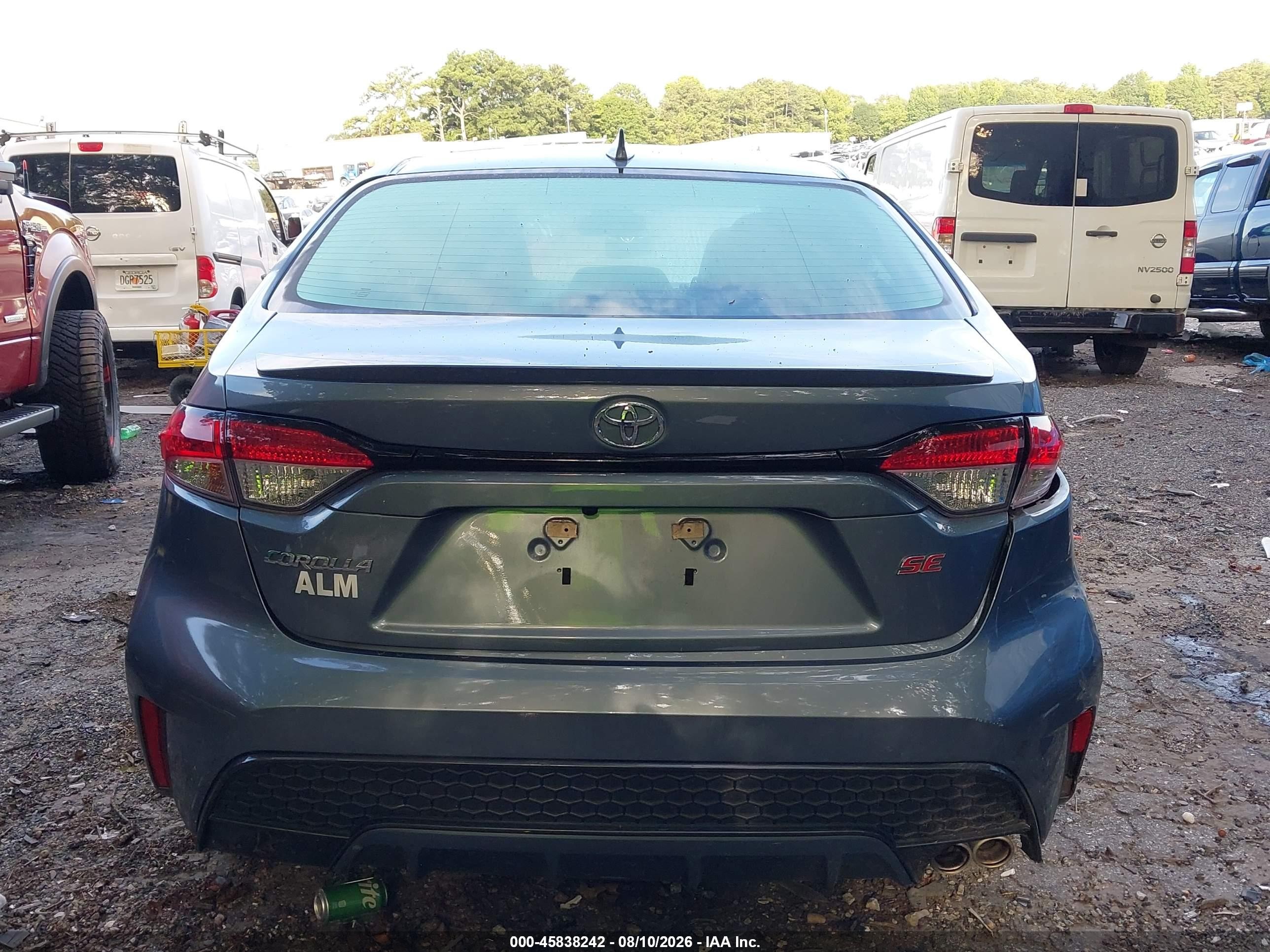 2020 Toyota Corolla Se Blue vin: 5YFP4RCE5LP003209