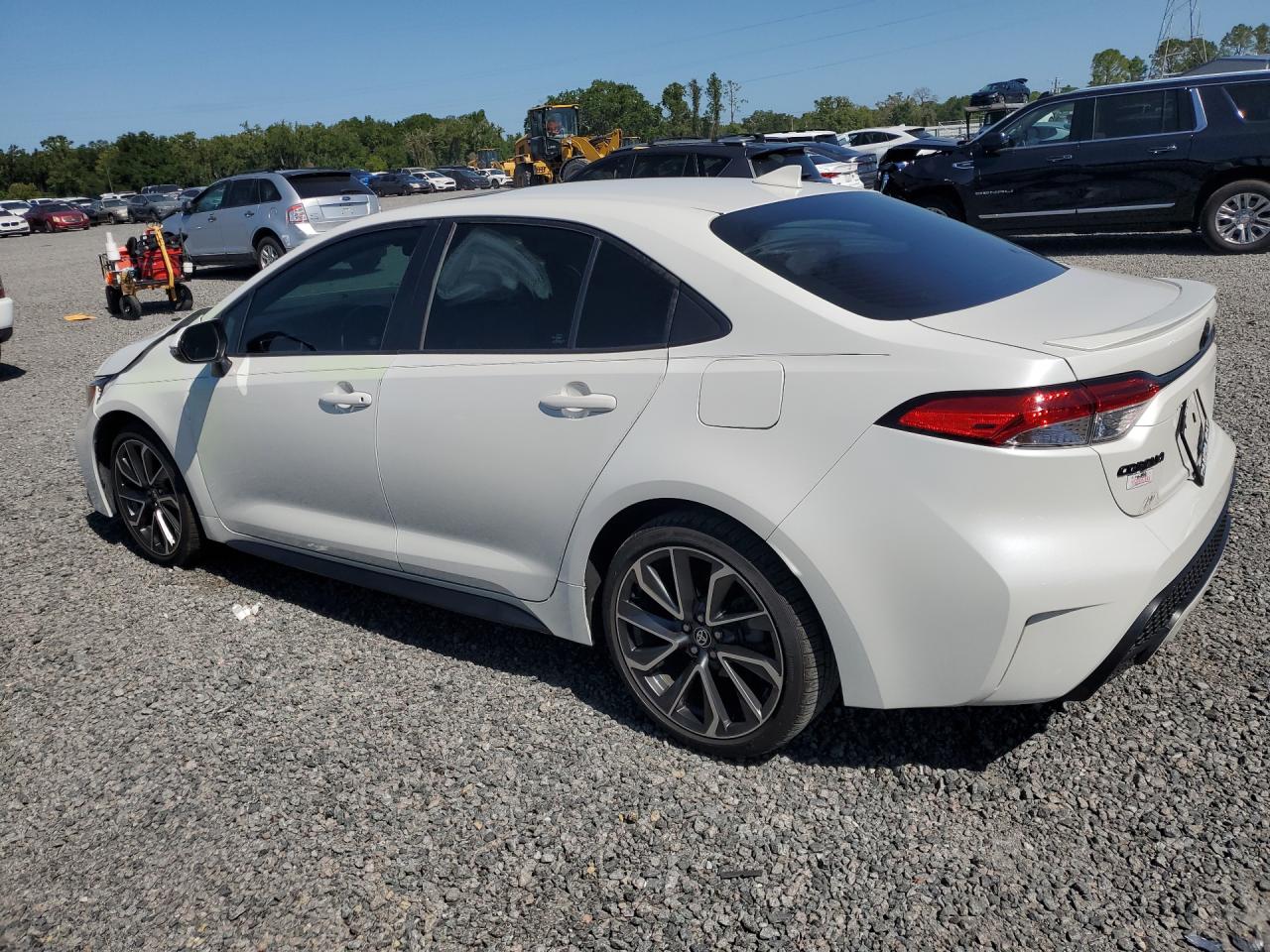 2020 Toyota Corolla Se White vin: 5YFP4RCEXLP036514