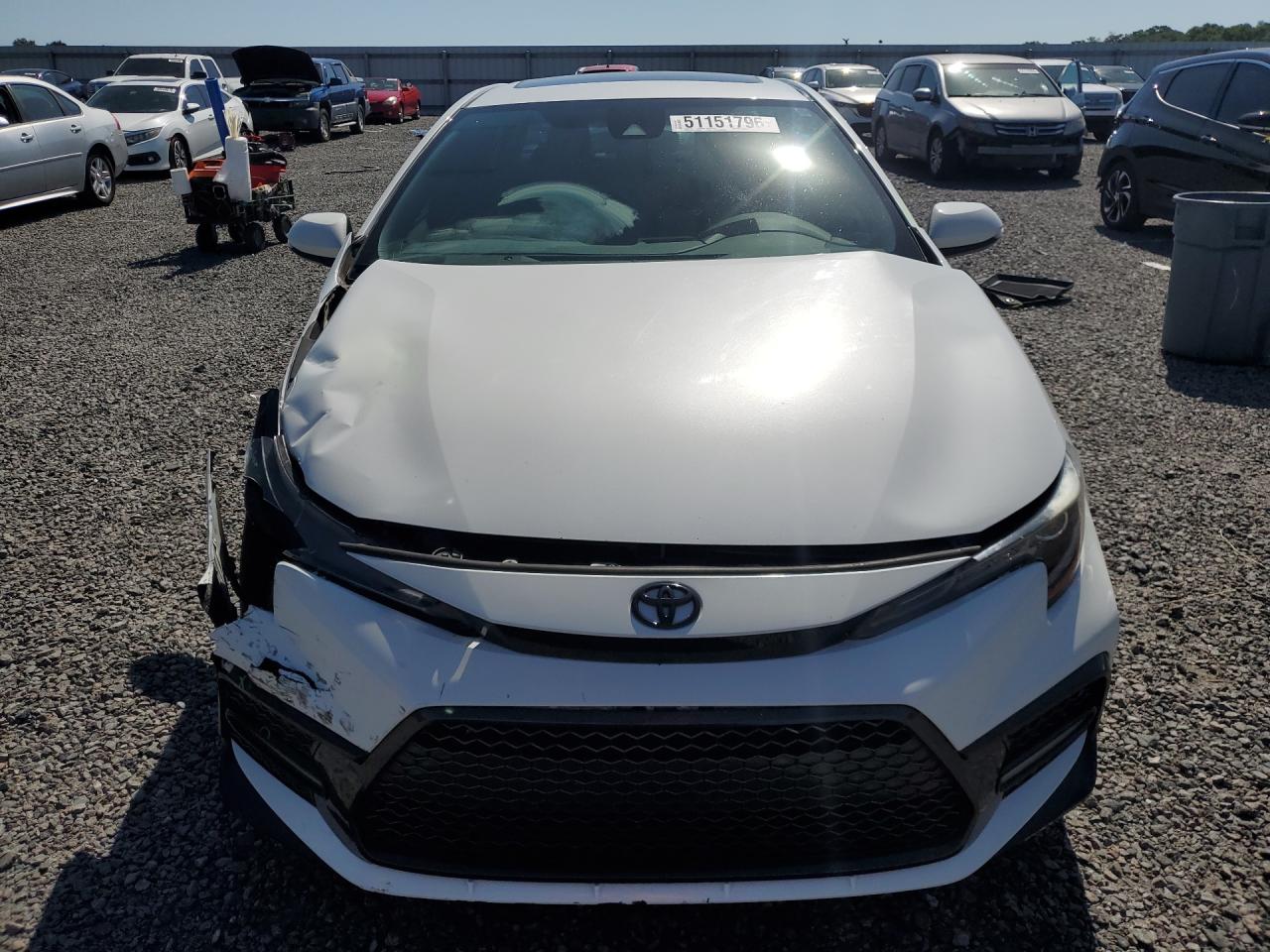 2020 Toyota Corolla Se White vin: 5YFP4RCEXLP036514