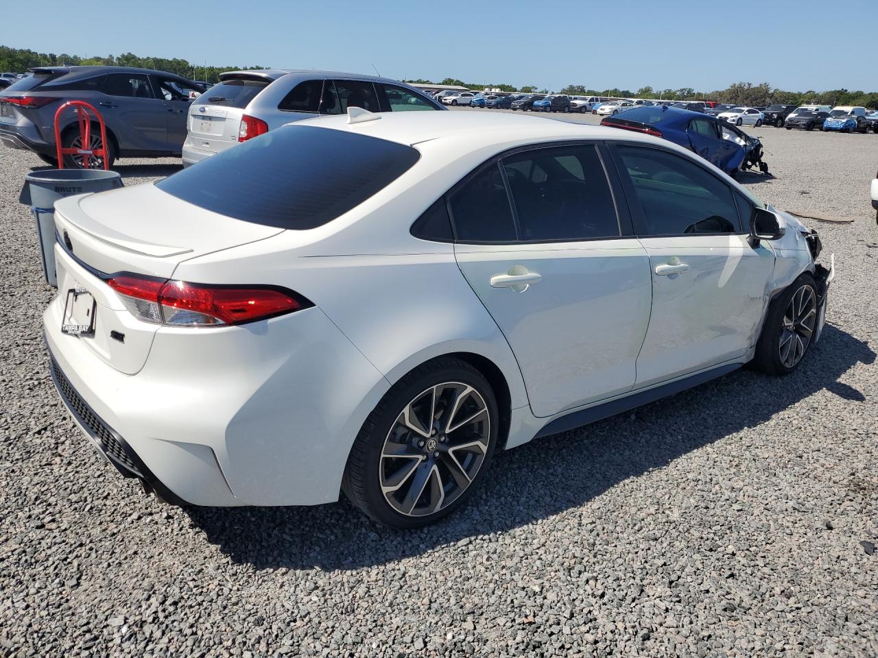 2020 Toyota Corolla Se White vin: 5YFP4RCEXLP036514