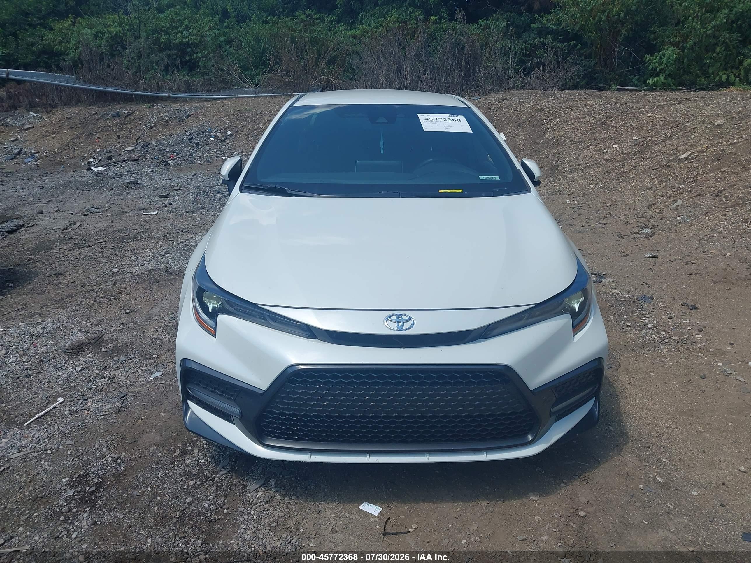 2021 Toyota Corolla Se White vin: 5YFS4MCE1MP063437