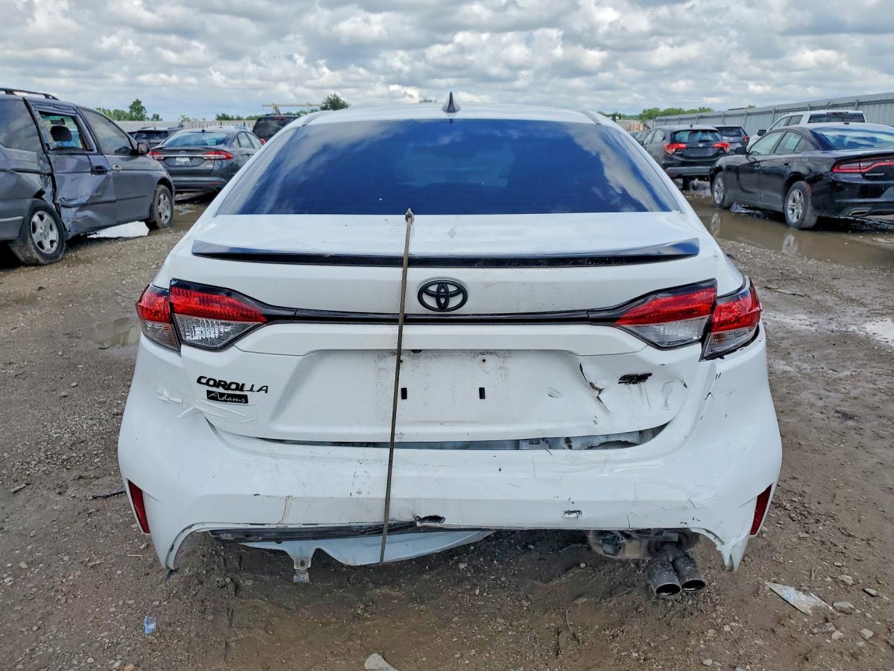 2021 Toyota Corolla Se Nightshade Edition Белый vin: 5YFS4MCE2MP062605