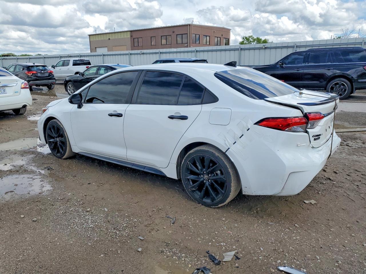 2021 Toyota Corolla Se Nightshade Edition Белый vin: 5YFS4MCE2MP062605