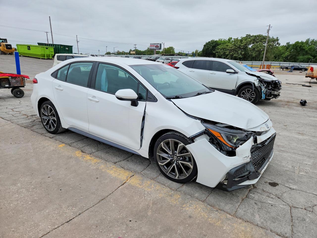 2021 Toyota Corolla Se White vin: 5YFS4MCE2MP079016