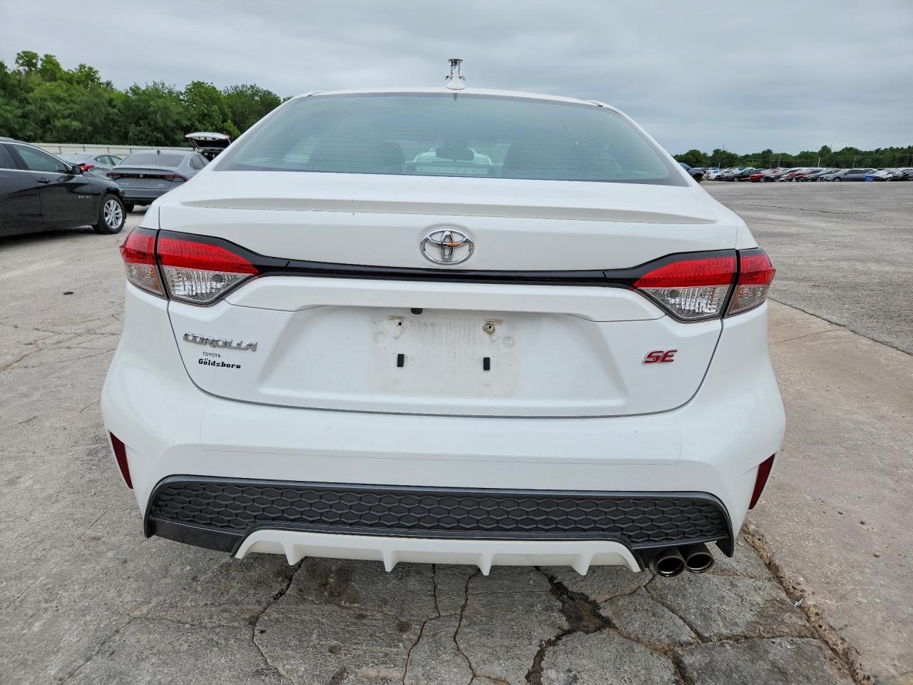 2021 Toyota Corolla Se White vin: 5YFS4MCE2MP079016