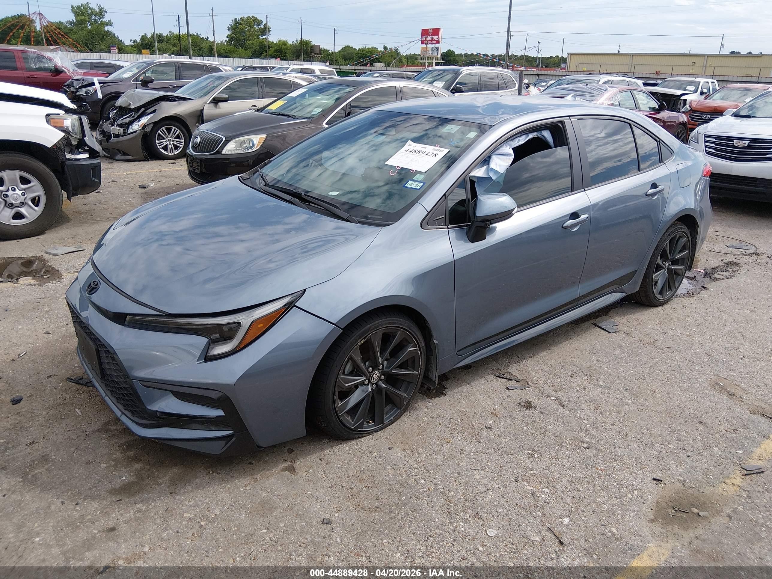 2024 Toyota Corolla Se Light Blue vin: 5YFS4MCE2RP198594