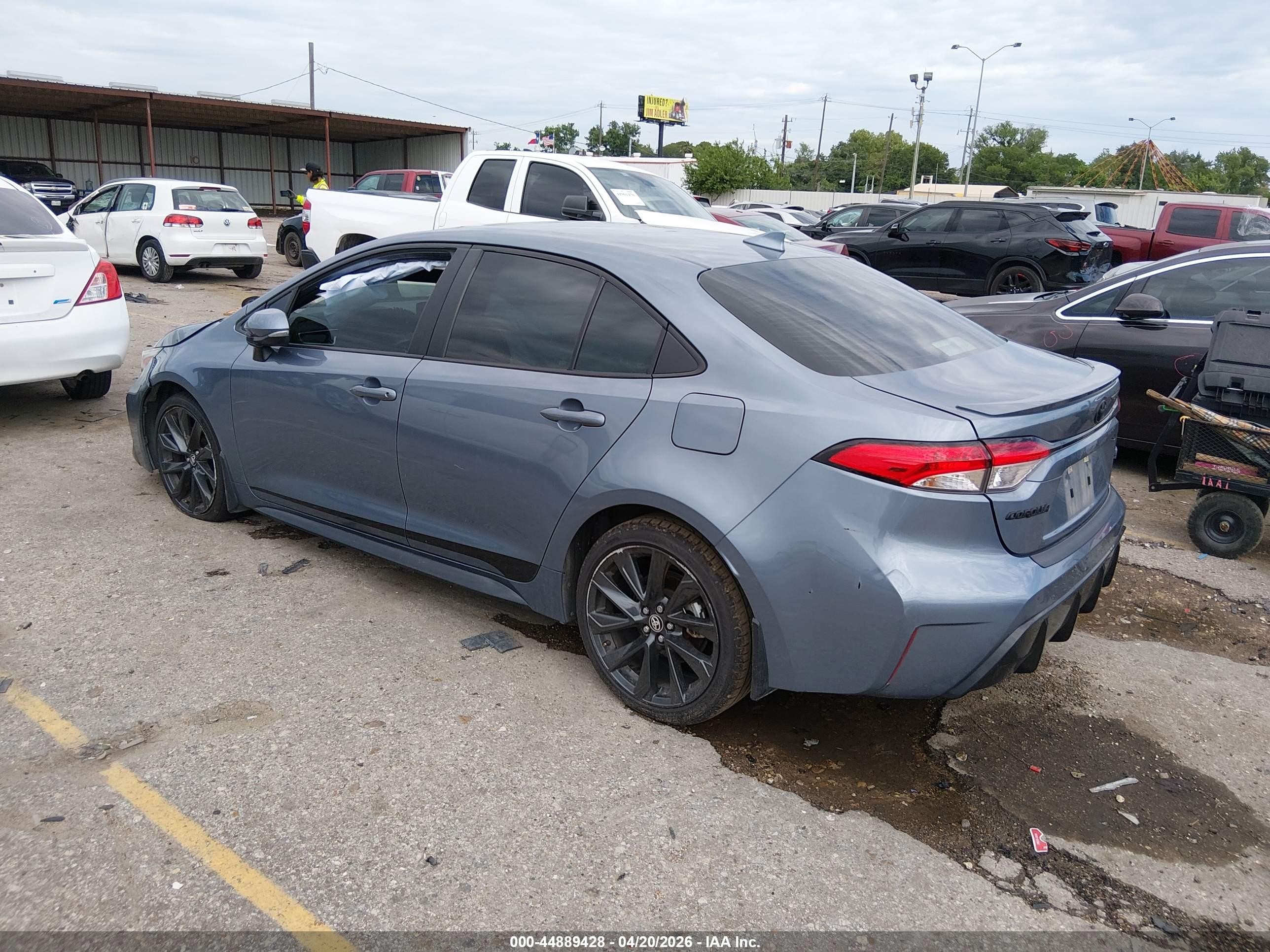 2024 Toyota Corolla Se Light Blue vin: 5YFS4MCE2RP198594