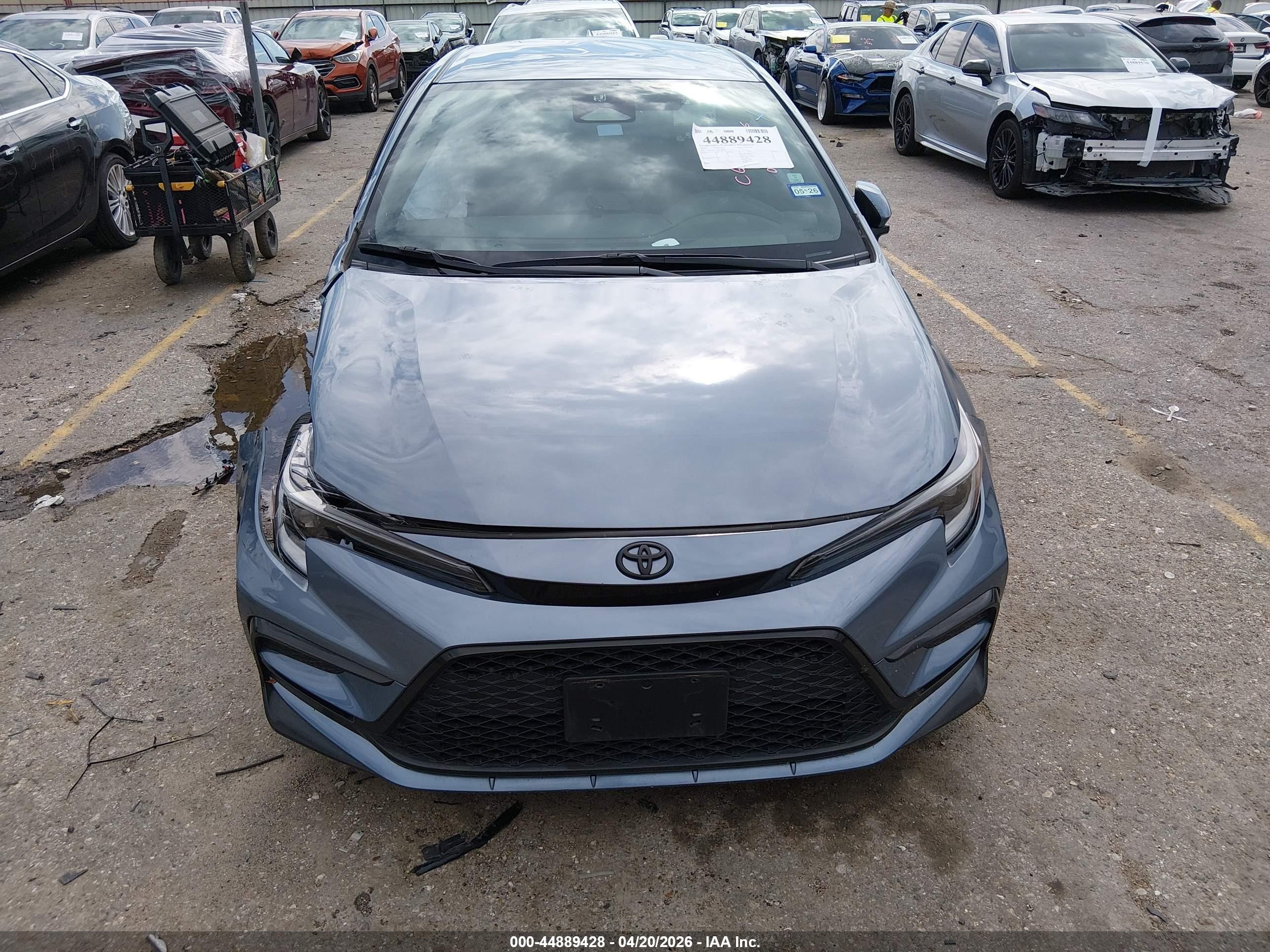 2024 Toyota Corolla Se Light Blue vin: 5YFS4MCE2RP198594