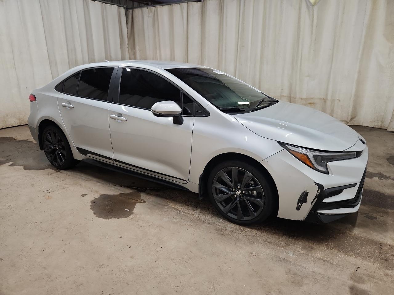 2025 Toyota Corolla Se Silver vin: 5YFS4MCE3SP227896 Damage: Front Bumper, Gouged, > 12 Inches