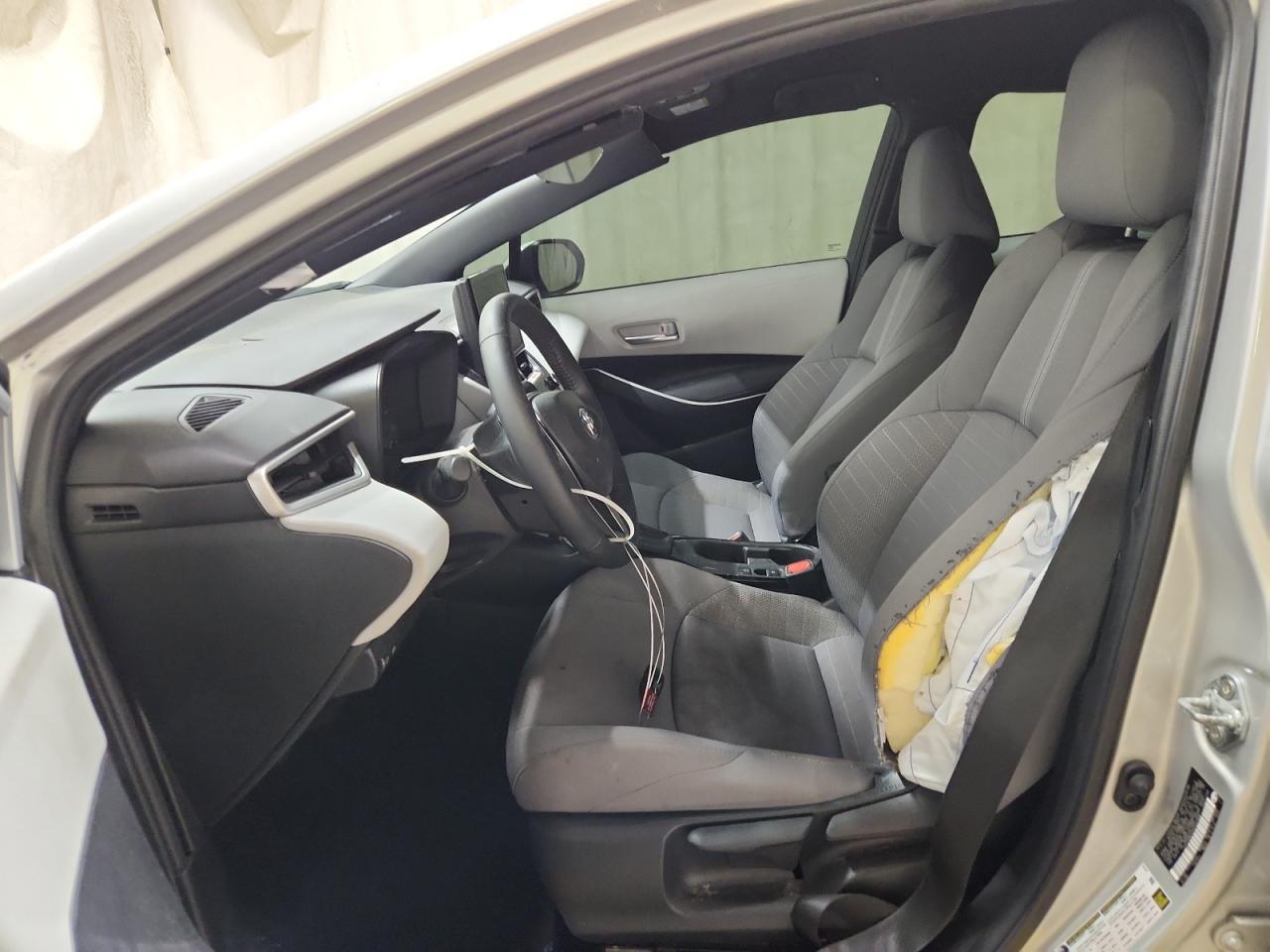 2025 Toyota Corolla Se Silver vin: 5YFS4MCE3SP227896 Damage: Left Side Curtain Air Bag, Deployed, Replacement Required