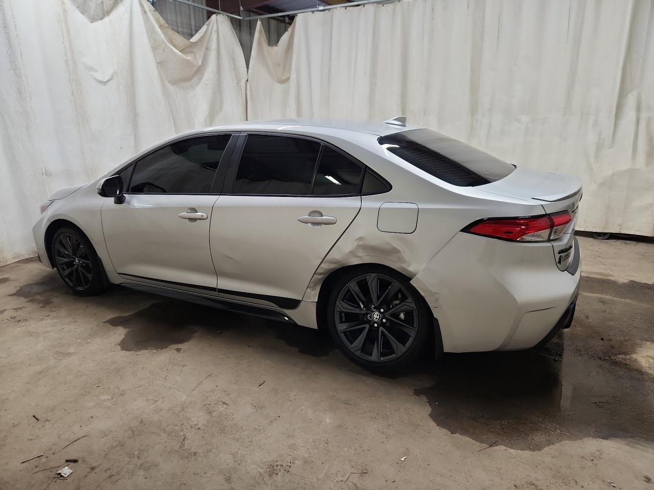 2025 Toyota Corolla Se Silver vin: 5YFS4MCE3SP227896 Damage: Left Rear Door, Dent(S) W/ Paint Dmg, 5 To 6 Inches