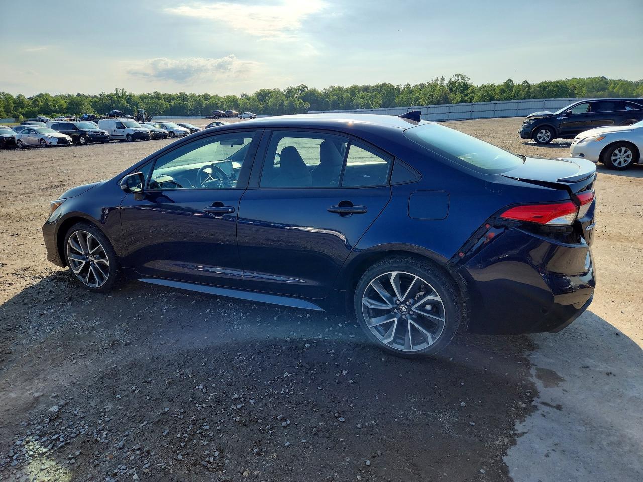 2022 Toyota Corolla Se Blue vin: 5YFS4MCE5NP139243