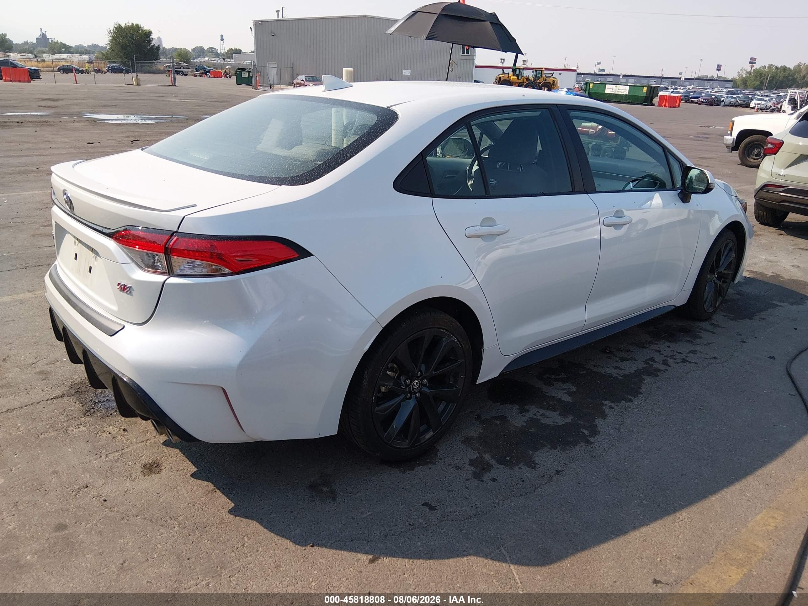2024 Toyota Corolla Se White vin: 5YFS4MCE5RP180199