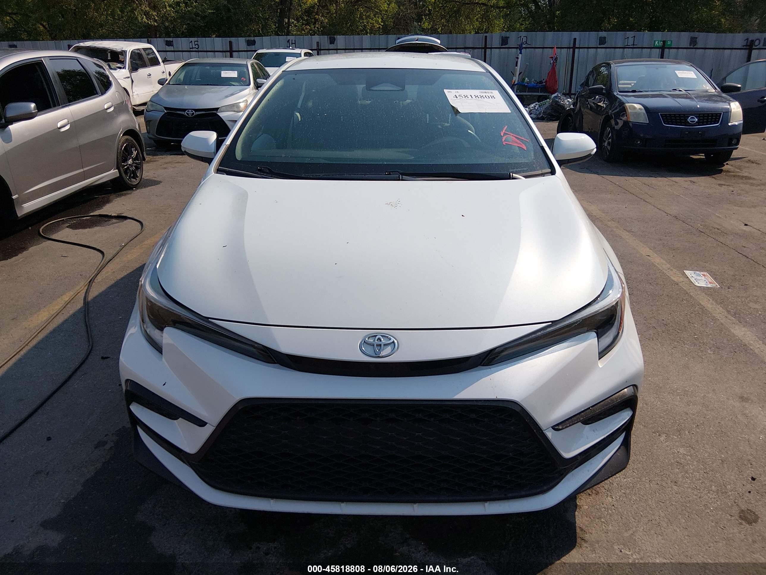 2024 Toyota Corolla Se White vin: 5YFS4MCE5RP180199