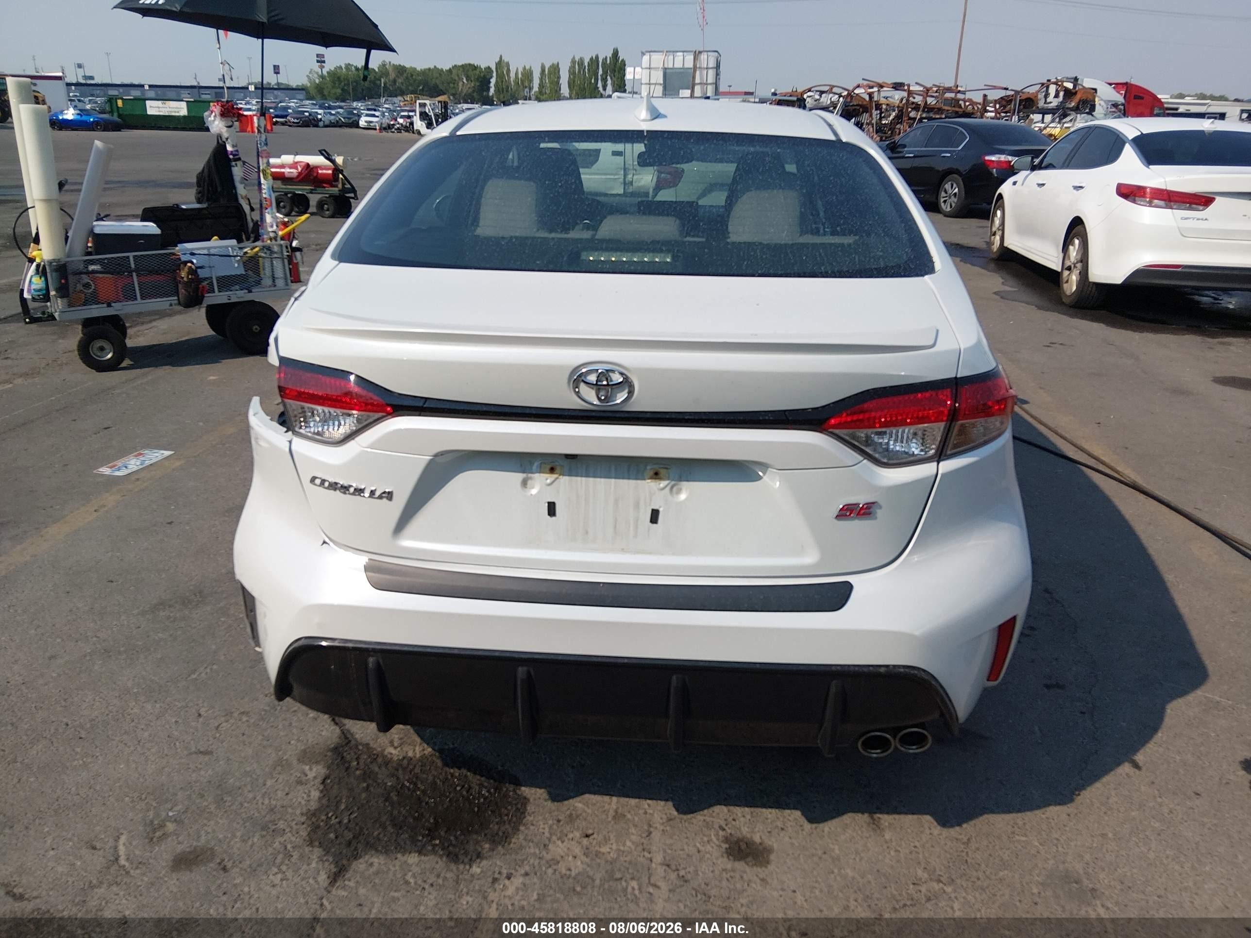 2024 Toyota Corolla Se White vin: 5YFS4MCE5RP180199