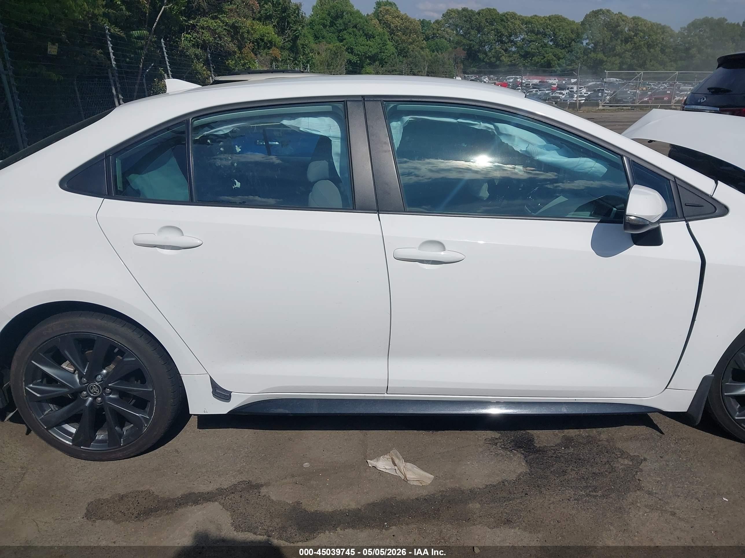 2024 Toyota Corolla Se White vin: 5YFS4MCE5RP187248