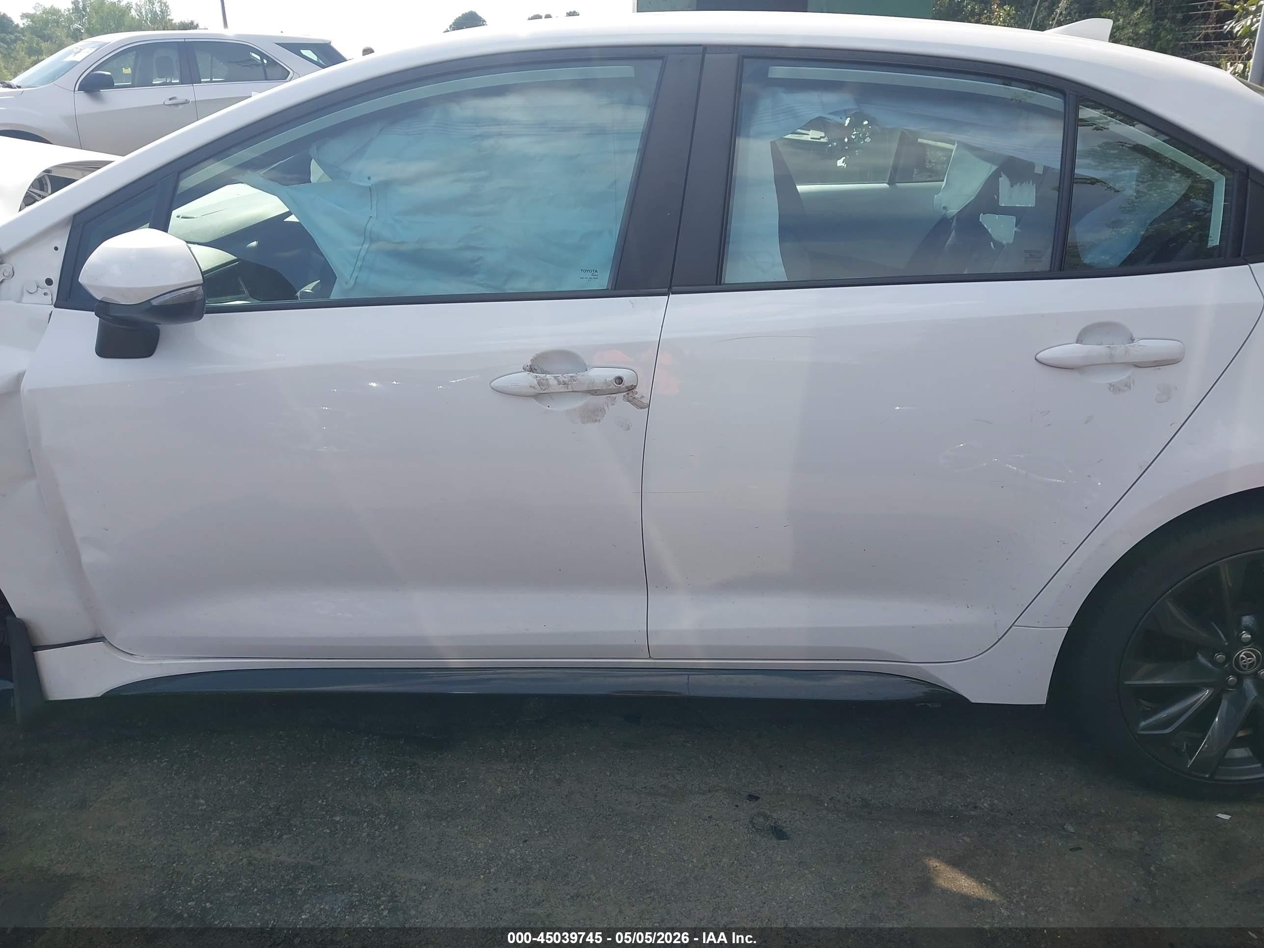 2024 Toyota Corolla Se White vin: 5YFS4MCE5RP187248