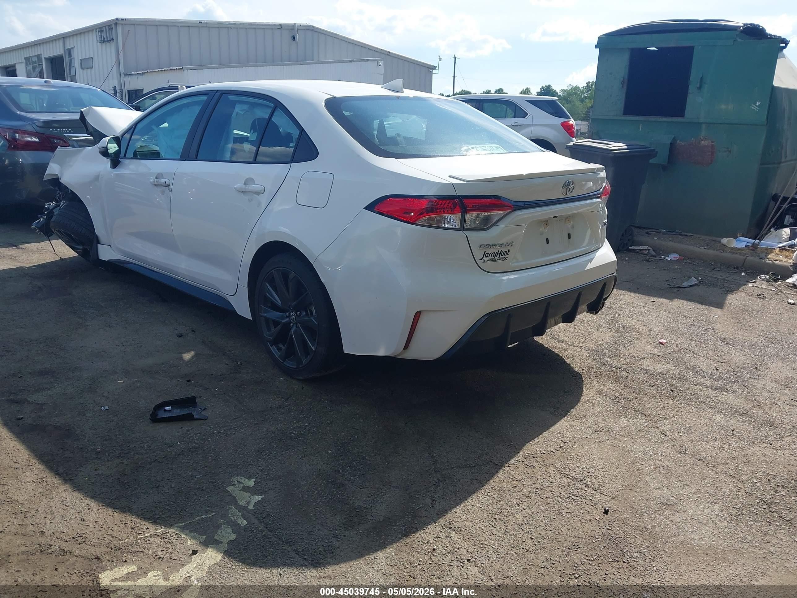 2024 Toyota Corolla Se White vin: 5YFS4MCE5RP187248