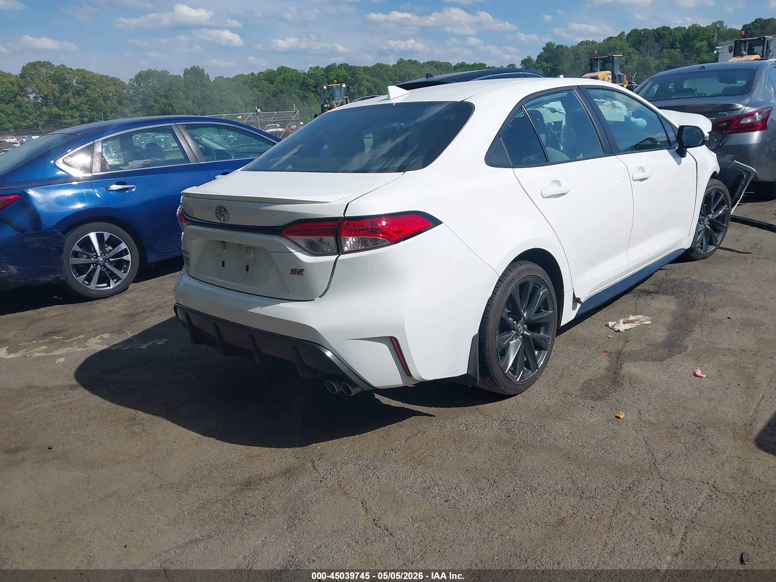 2024 Toyota Corolla Se White vin: 5YFS4MCE5RP187248
