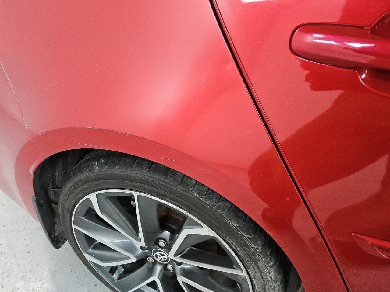 2021 Toyota Corolla Se Red vin: 5YFS4MCE6MP085370 Damage: Right Qtr Panel, Heavy Scratch, > 12 Inches